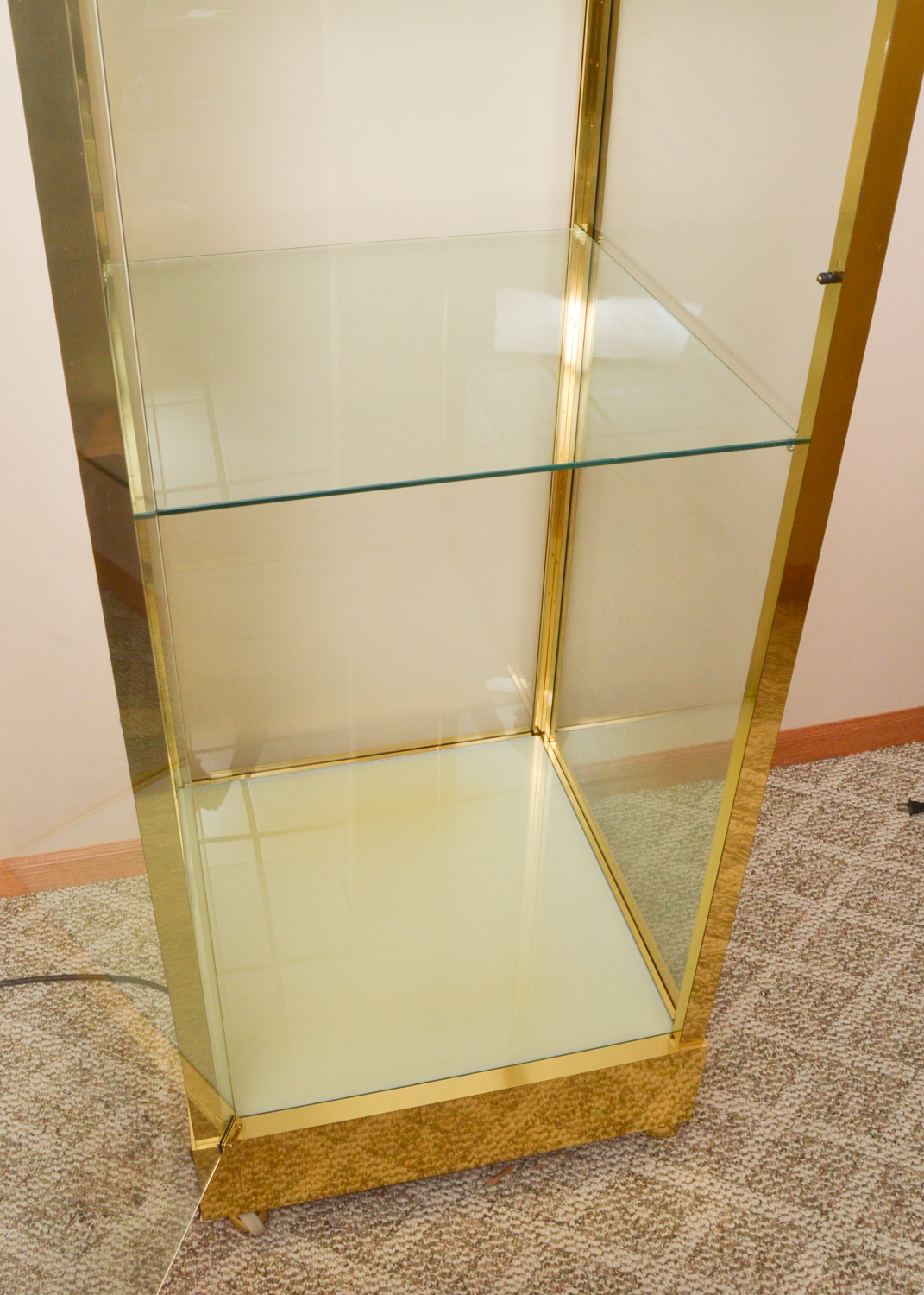 Metal and Glass Retail Display Cabinet by Lladró