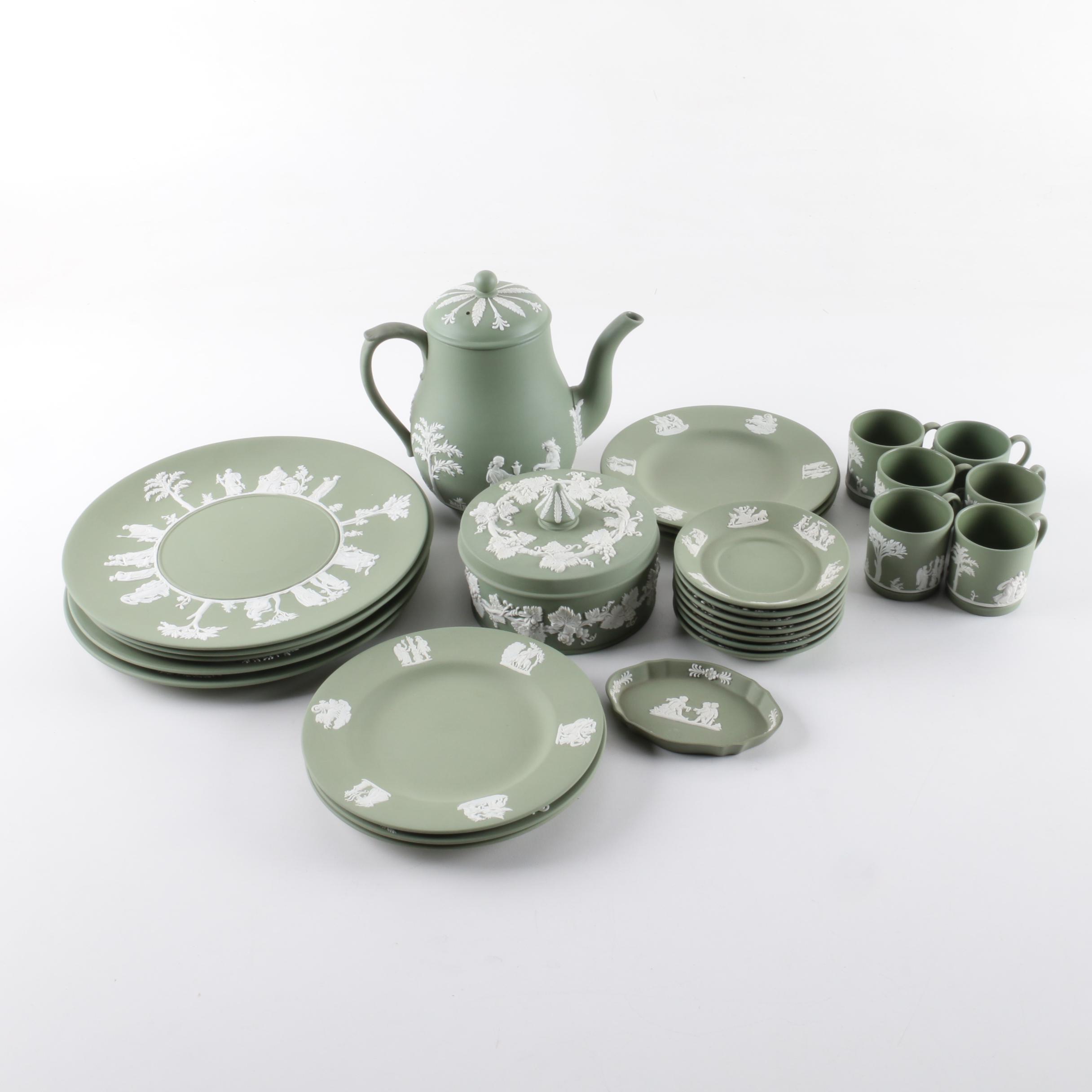 Wedgwood Sage Jasperware Tableware