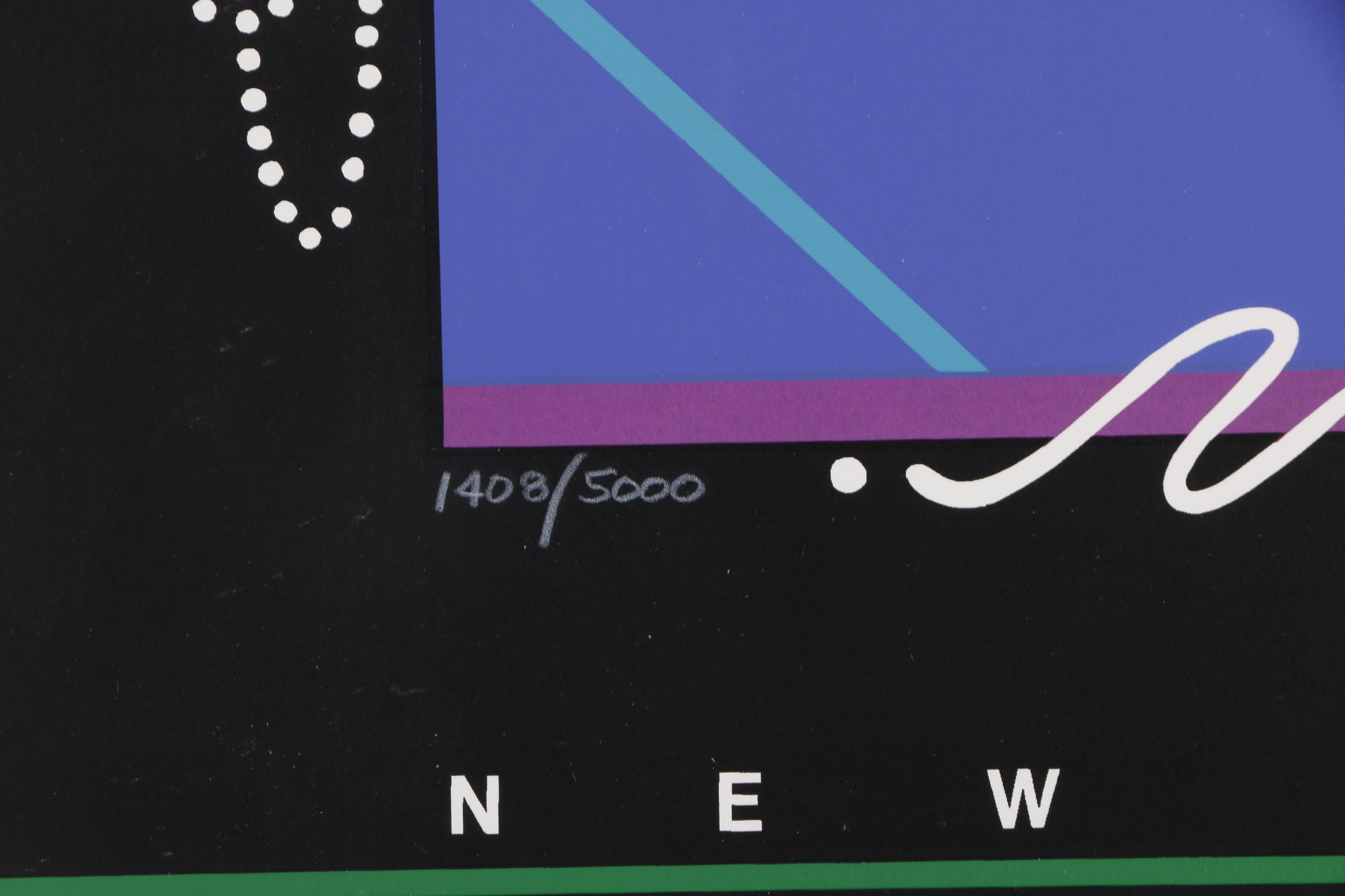 1992 Serigraph after Patti Harris Googe New Orleans Mardi Gras Poster