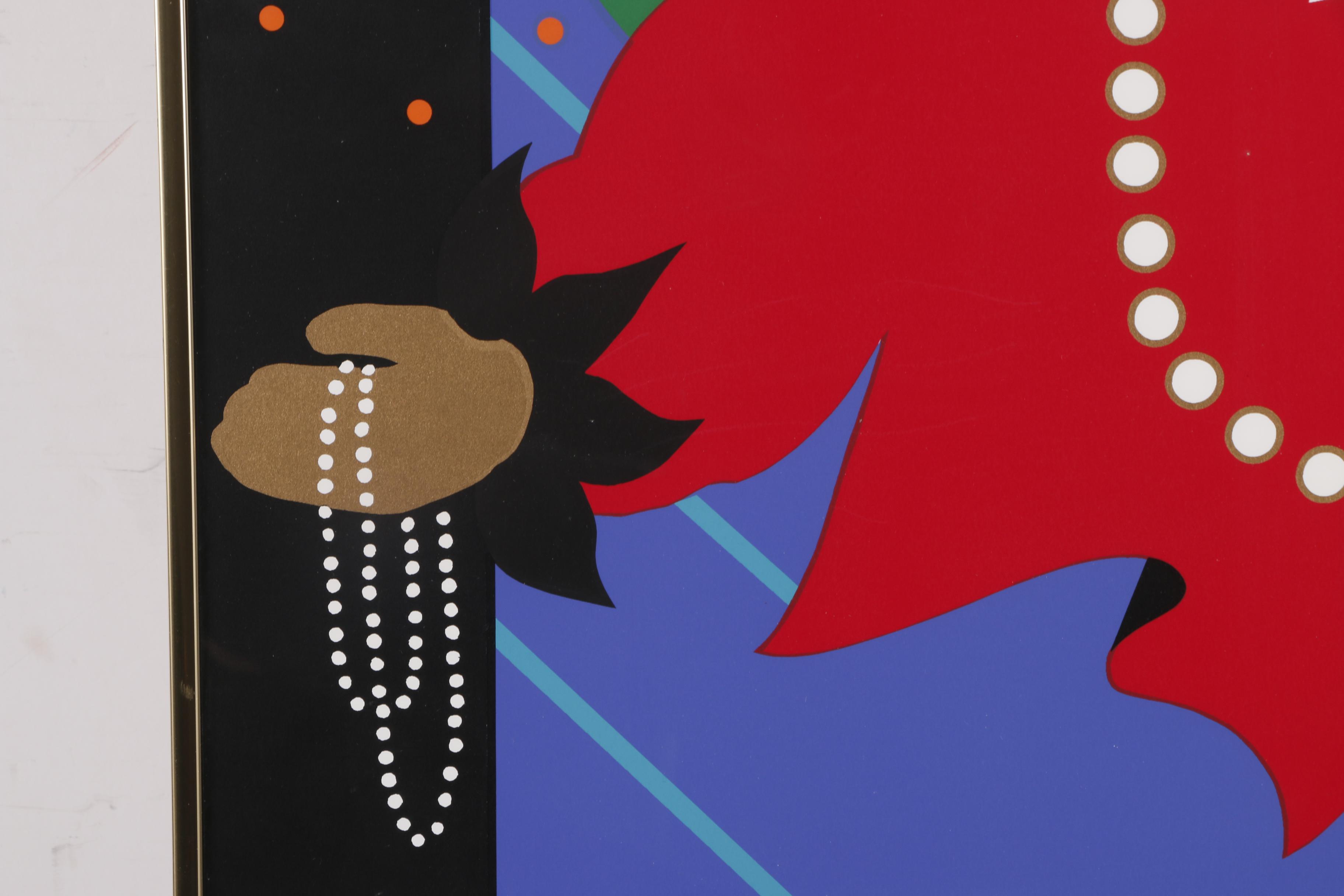 1992 Serigraph after Patti Harris Googe New Orleans Mardi Gras Poster