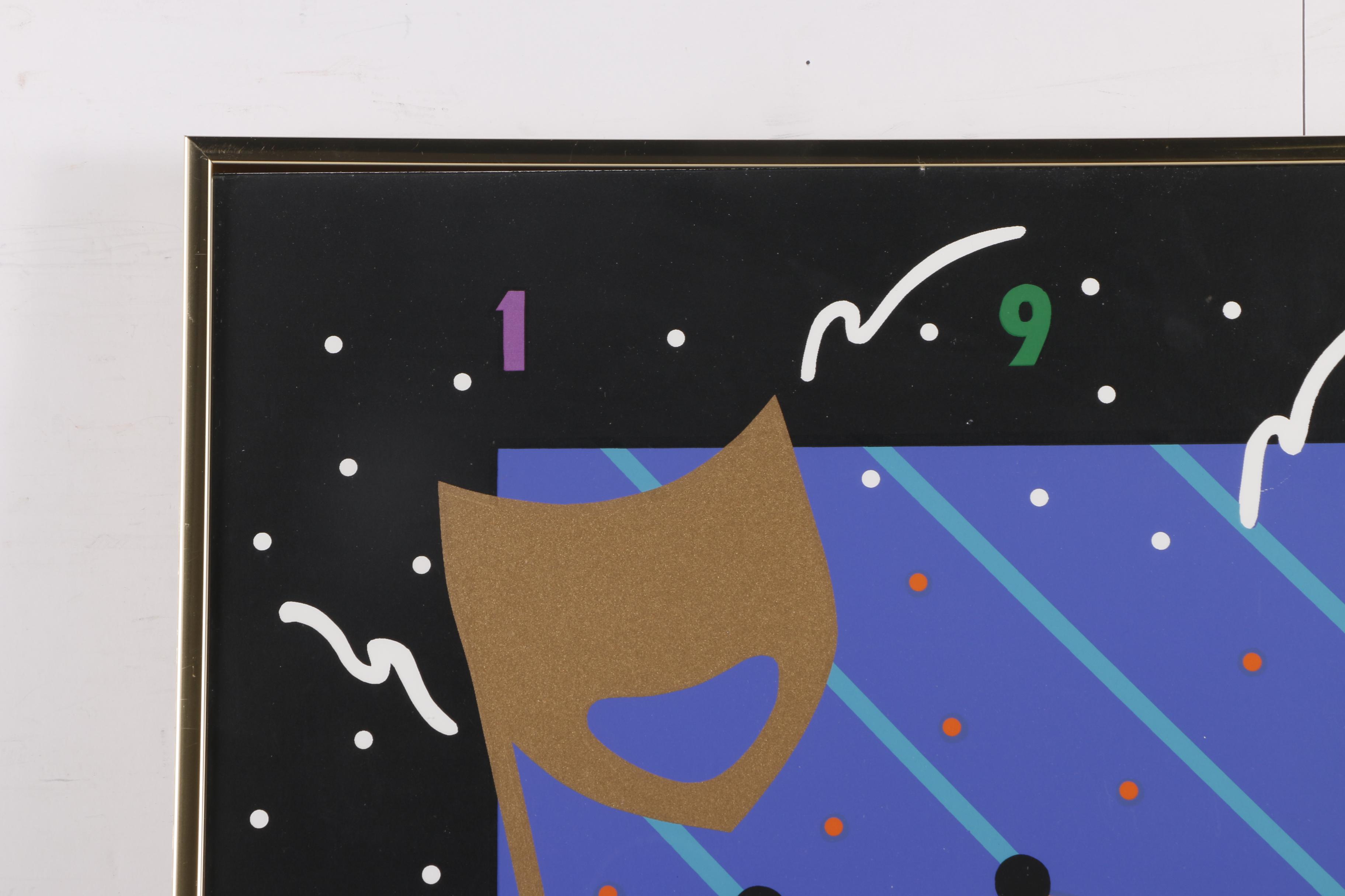 1992 Serigraph after Patti Harris Googe New Orleans Mardi Gras Poster