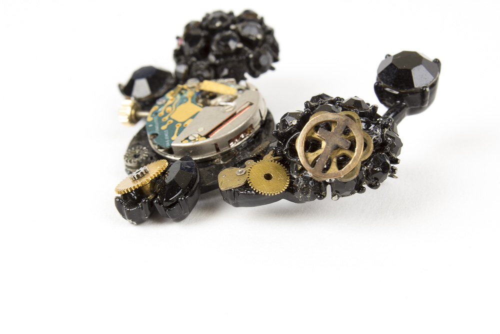 Capri Steampunk Style Poodle Brooch