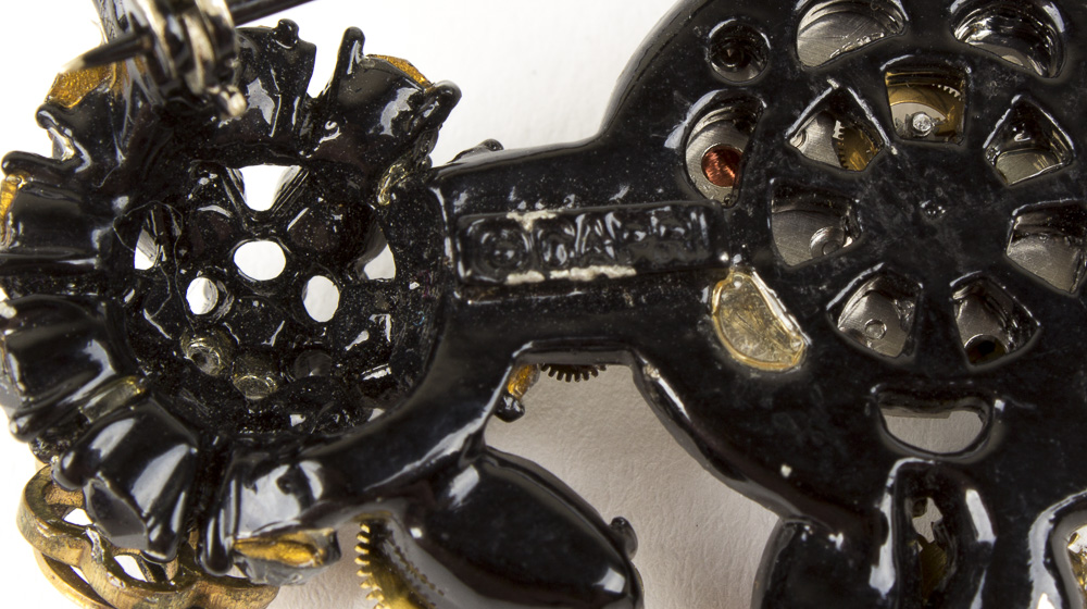 Capri Steampunk Style Poodle Brooch