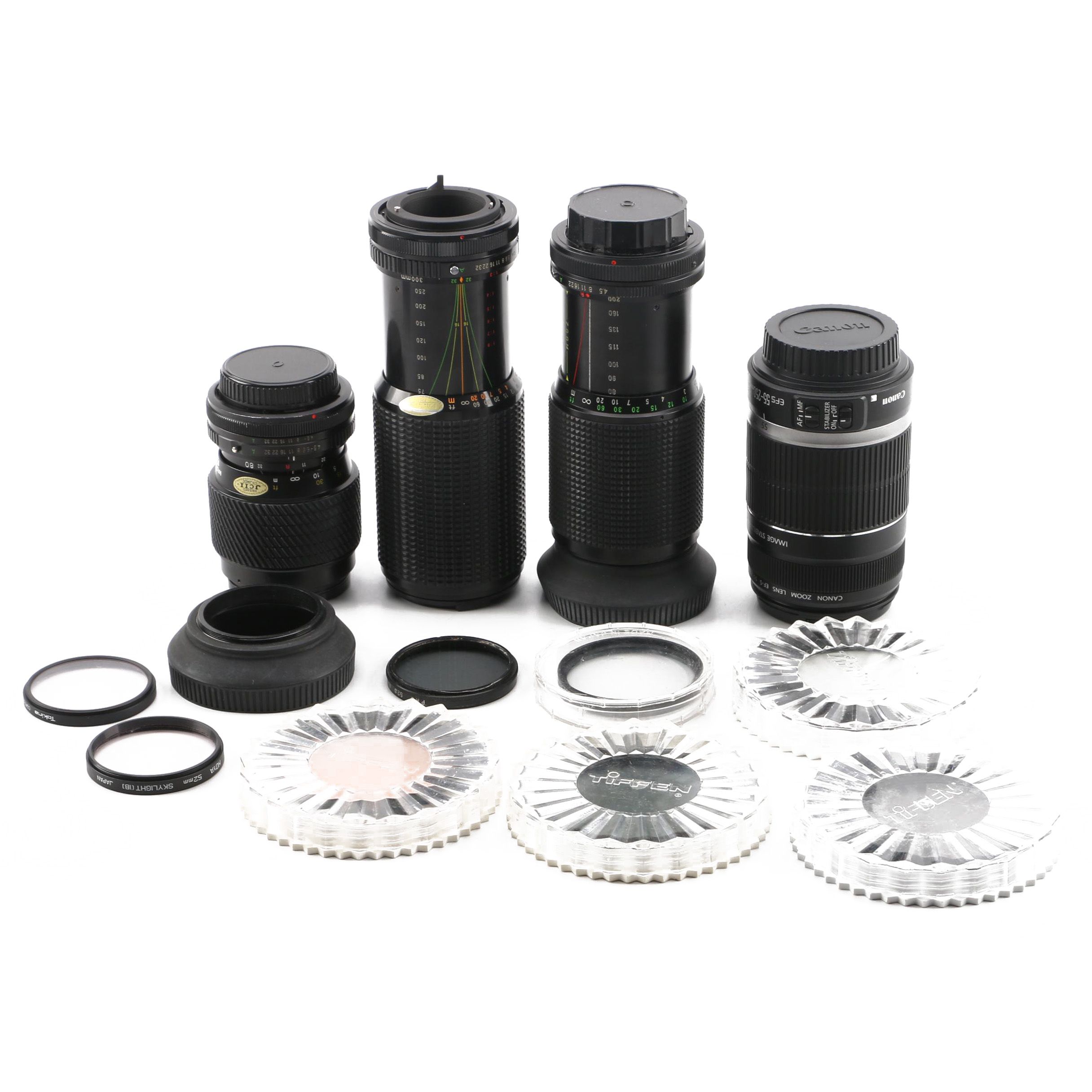 Camera Lens, Caps, Filters and Polarizers