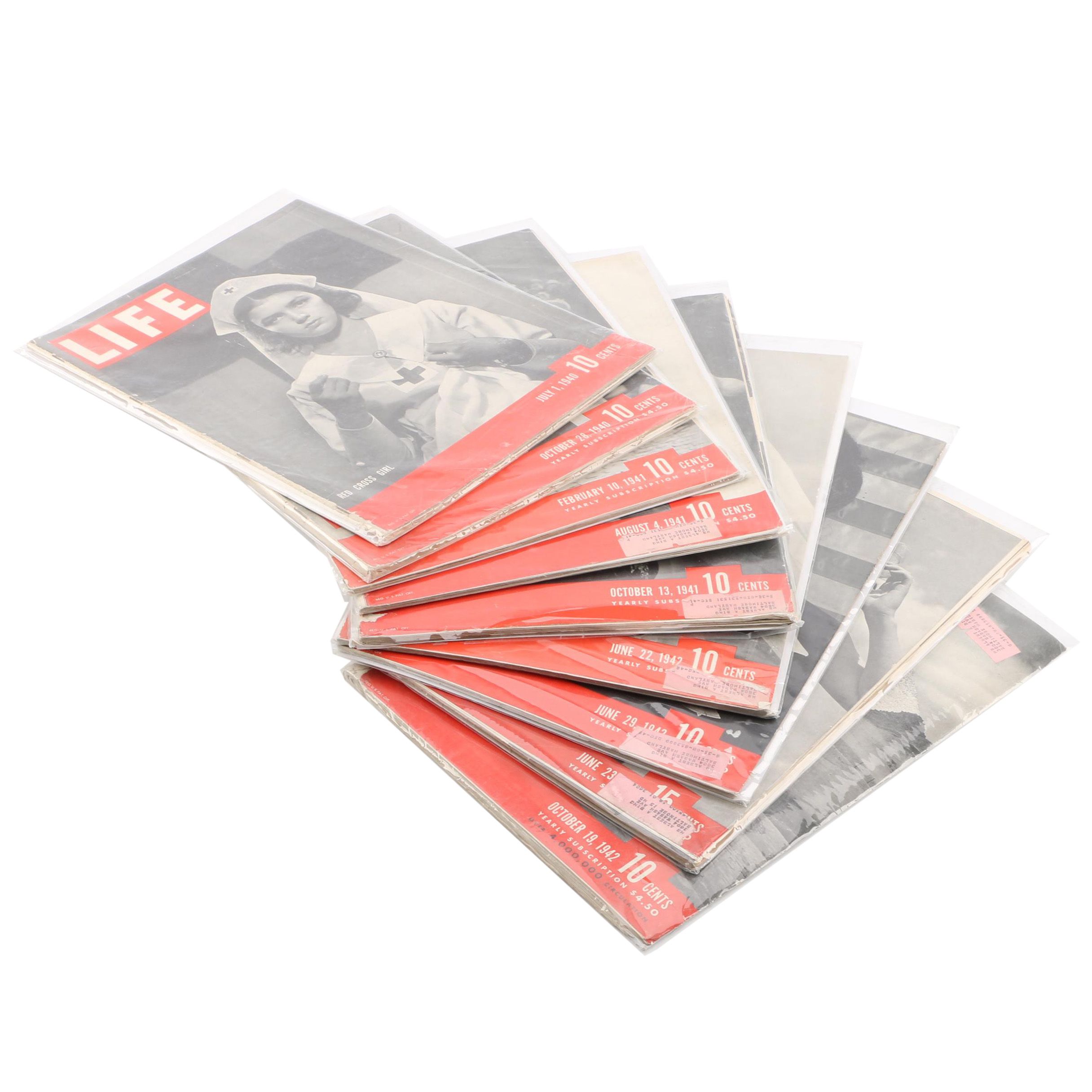1940–1942 "Life" Magazines