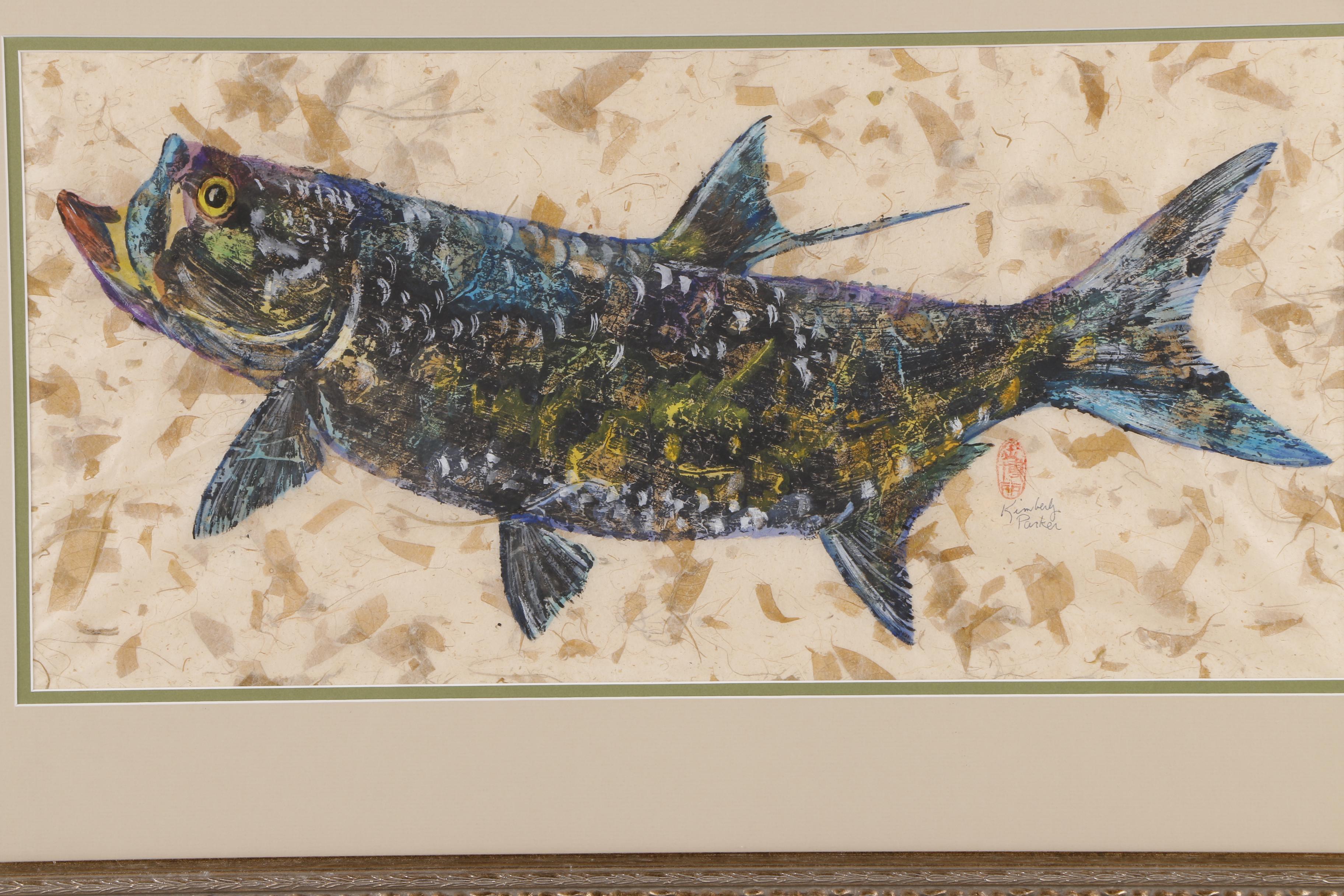 Kimberly Parker Gyotaku "Tarpon" Print