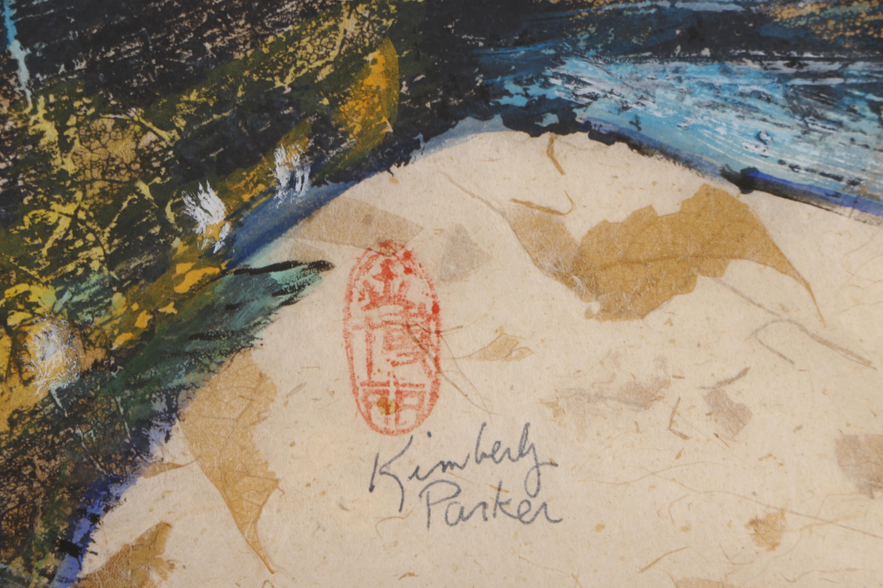 Kimberly Parker Gyotaku "Tarpon" Print