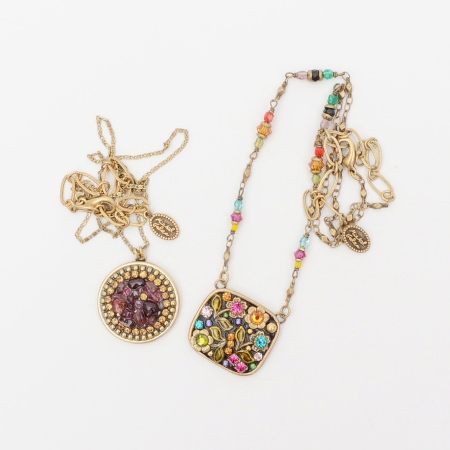 Pair of Vintage Michal Golan Necklaces