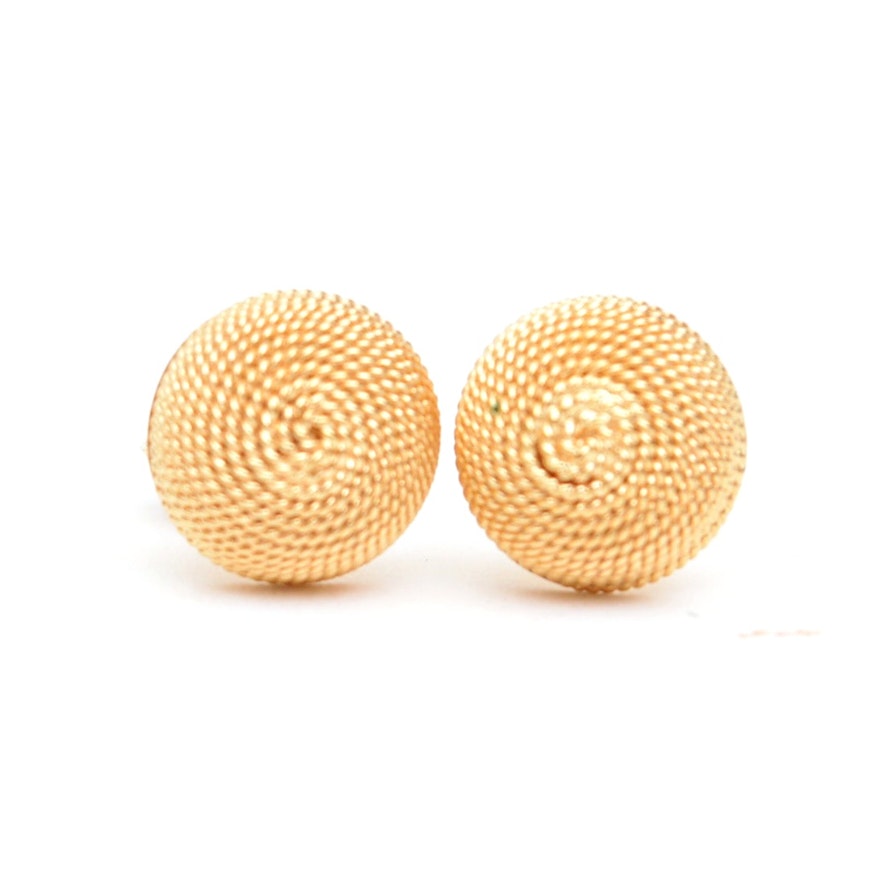 18K Yellow Gold Earrings