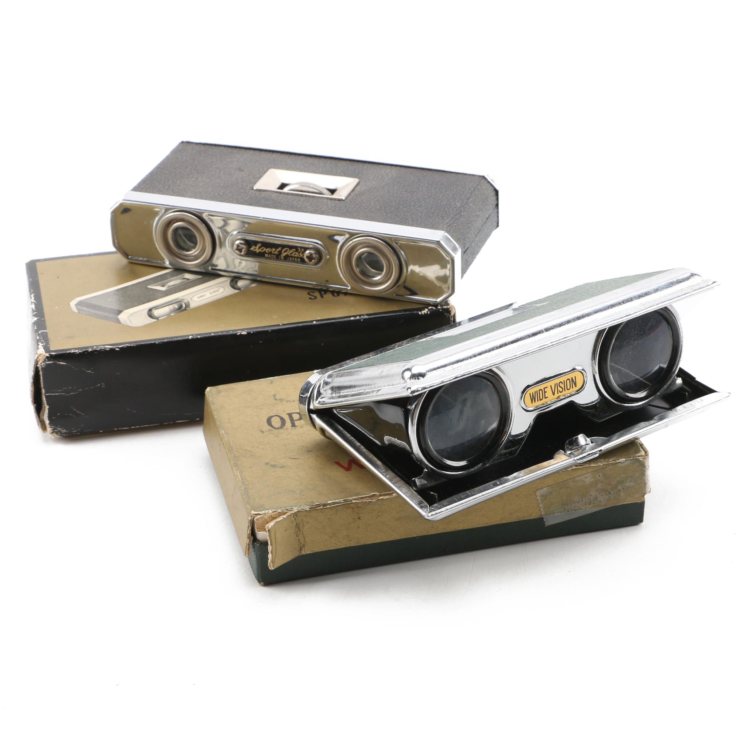 Vintage Sport Glass and Opera Glasses