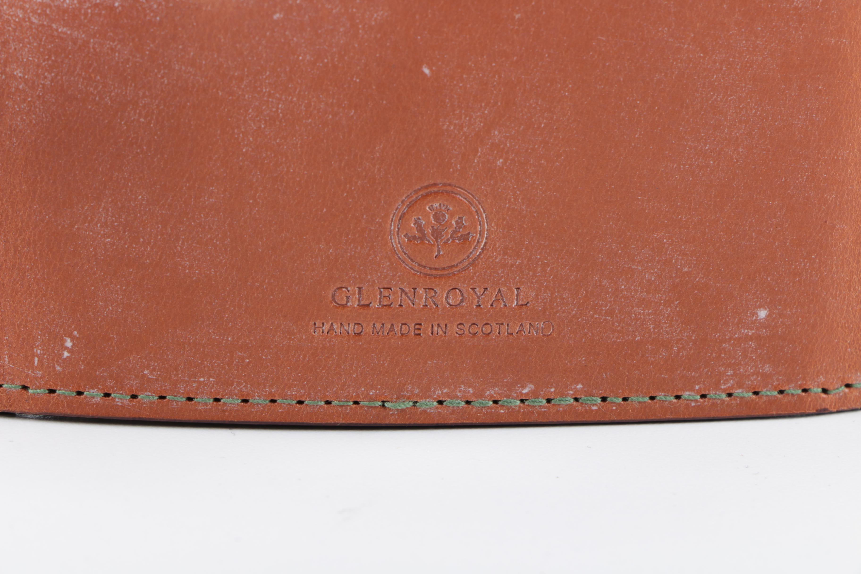 Glen Royal Leather Travel Clock