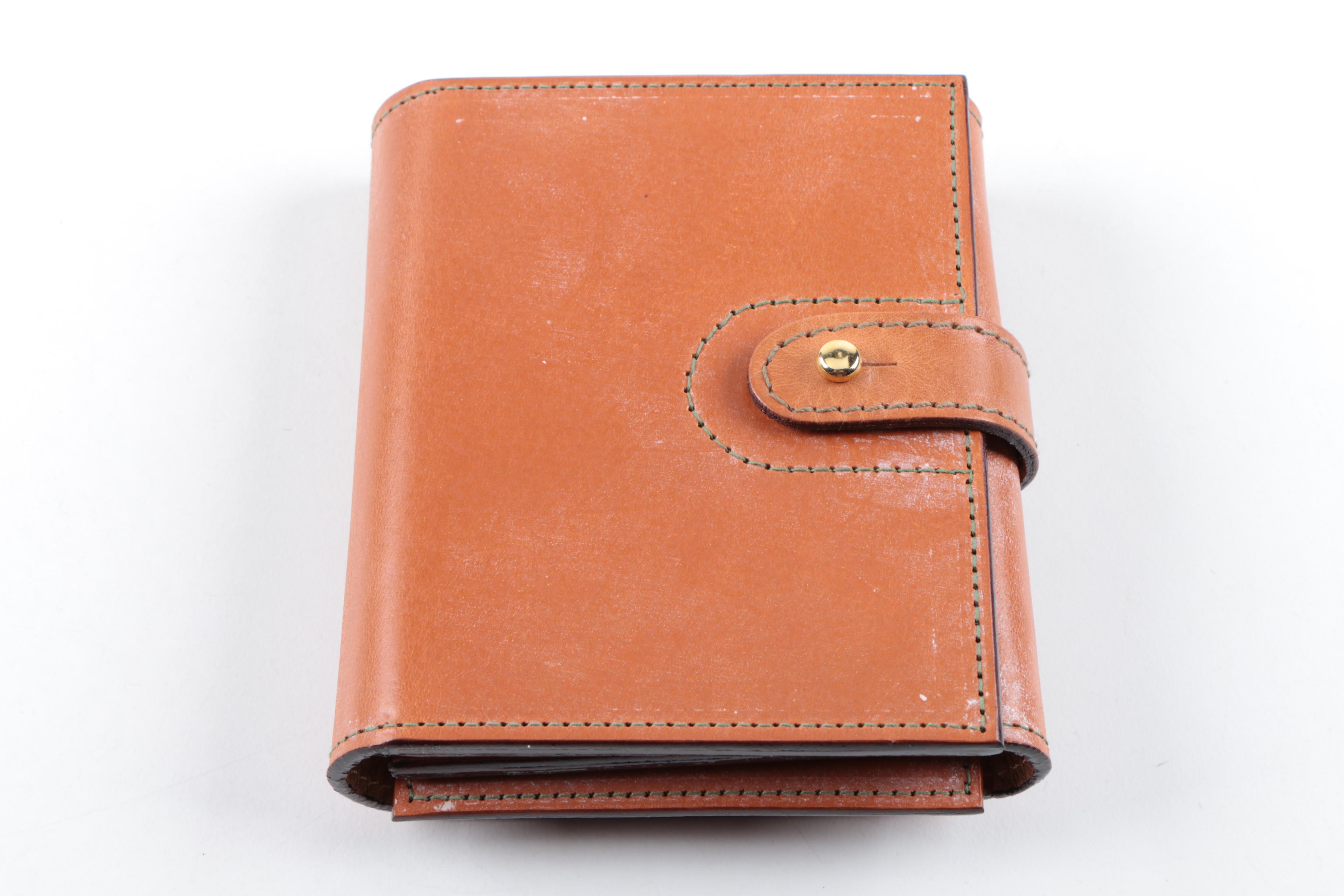 Glen Royal Leather Travel Clock