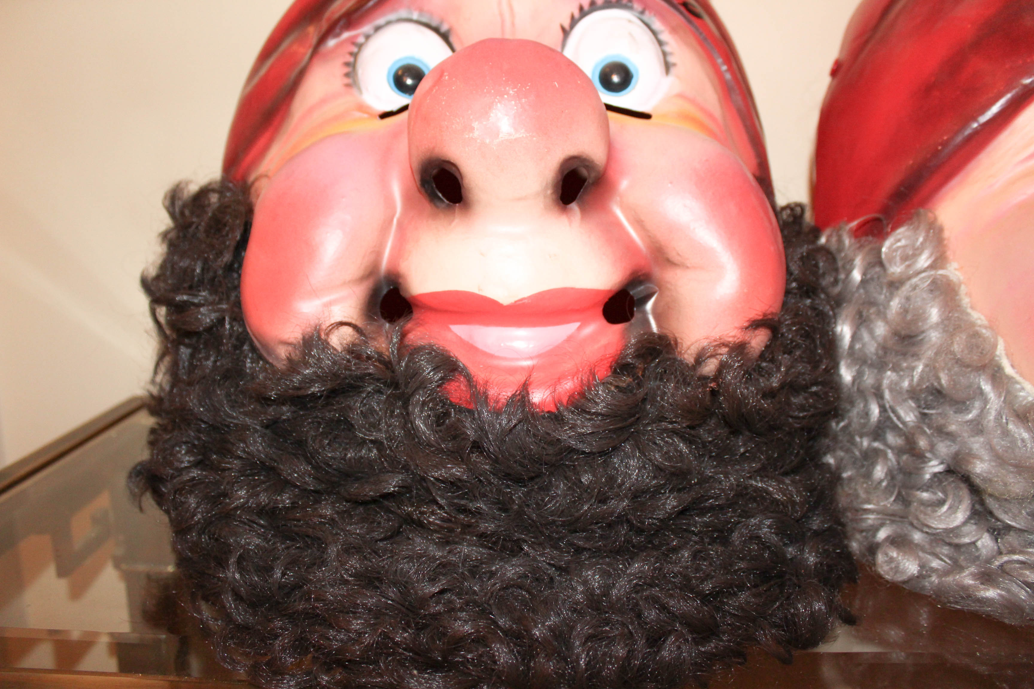 Three Vintage Dwarf Masks