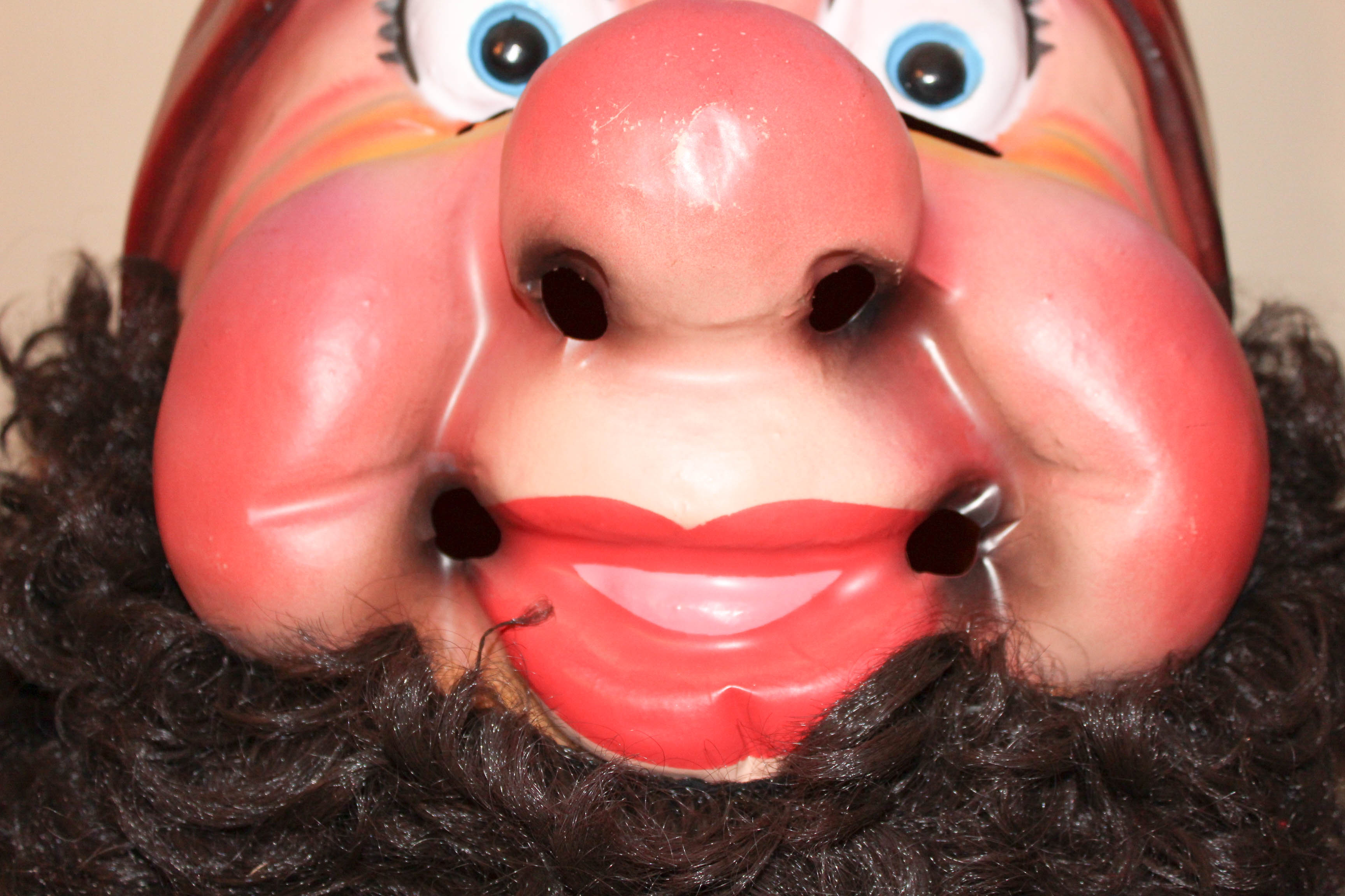 Three Vintage Dwarf Masks