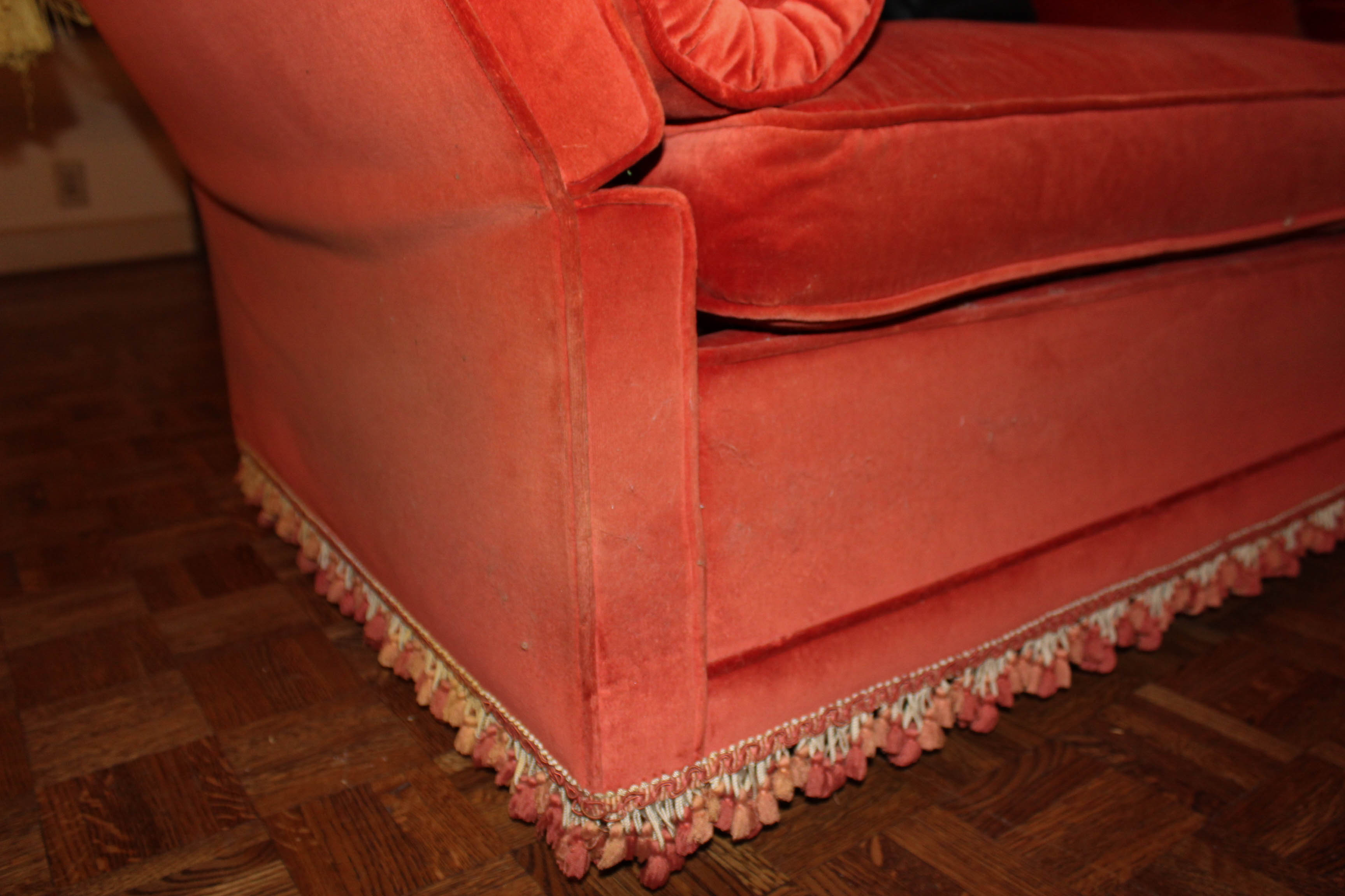 Vintage "Knole" Style Convertible Sofa