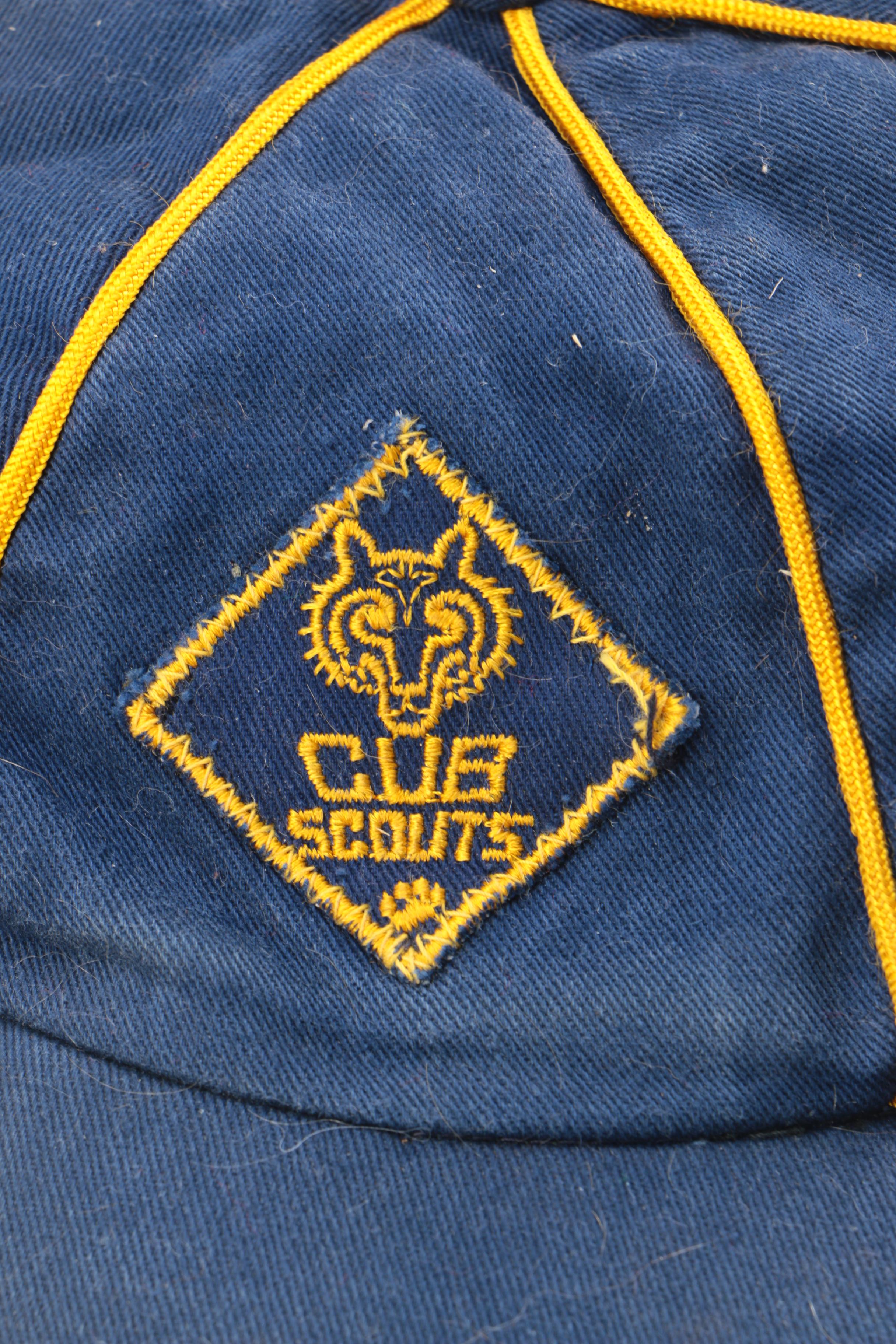 Vintage Cub Scout Memorabilia and Teddy Bear