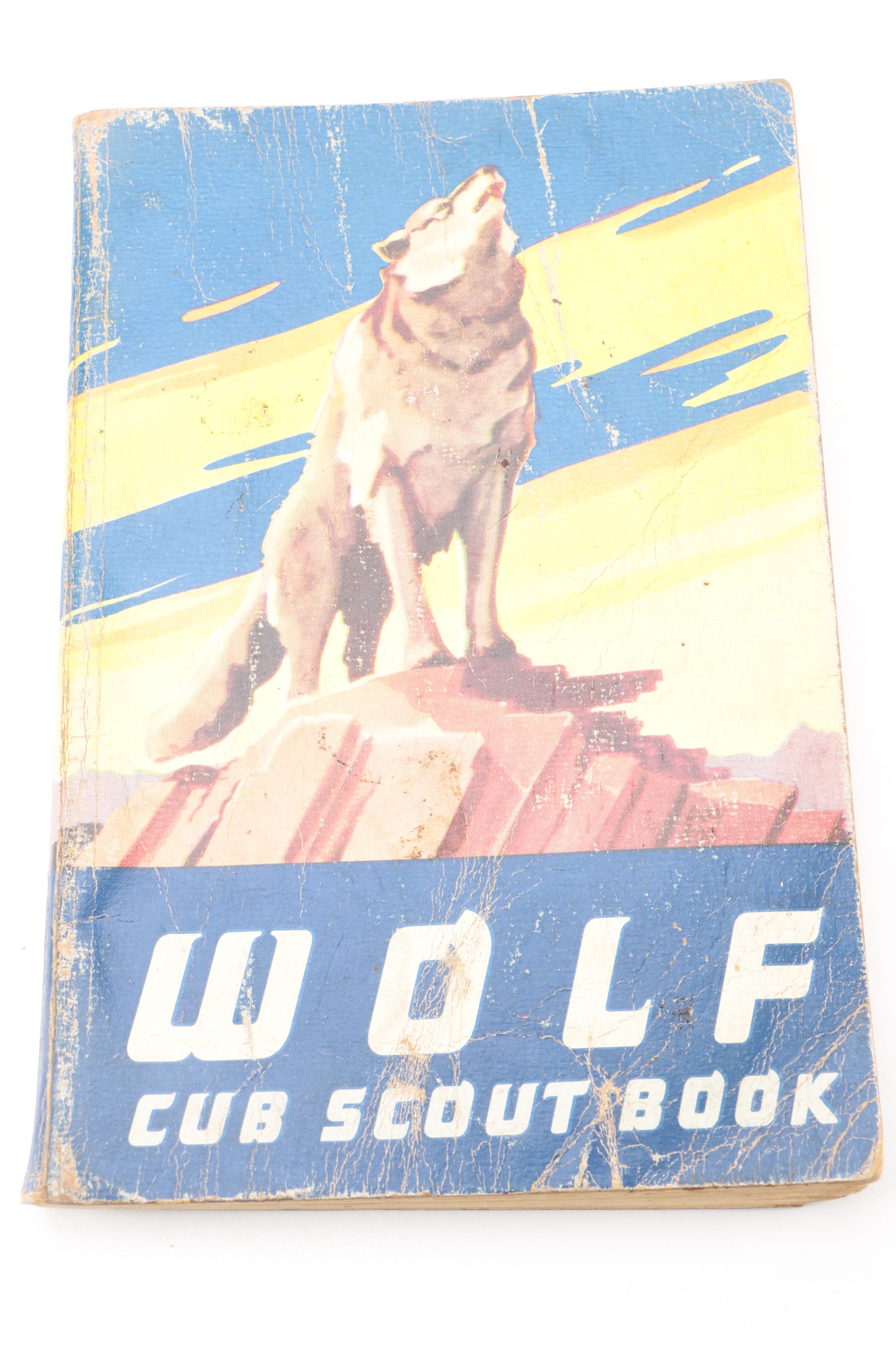 Vintage Cub Scout Memorabilia and Teddy Bear