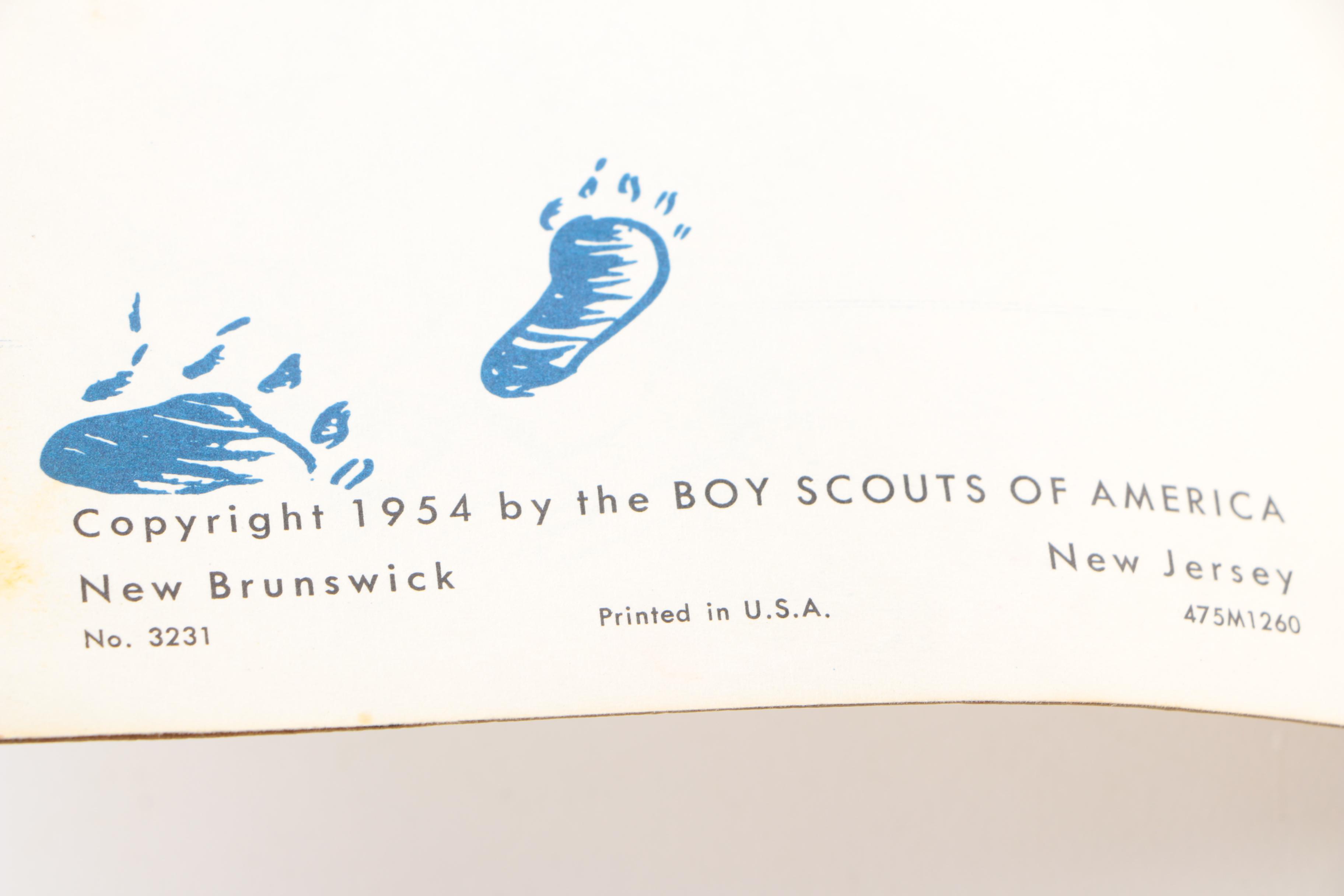 Vintage Cub Scout Memorabilia and Teddy Bear