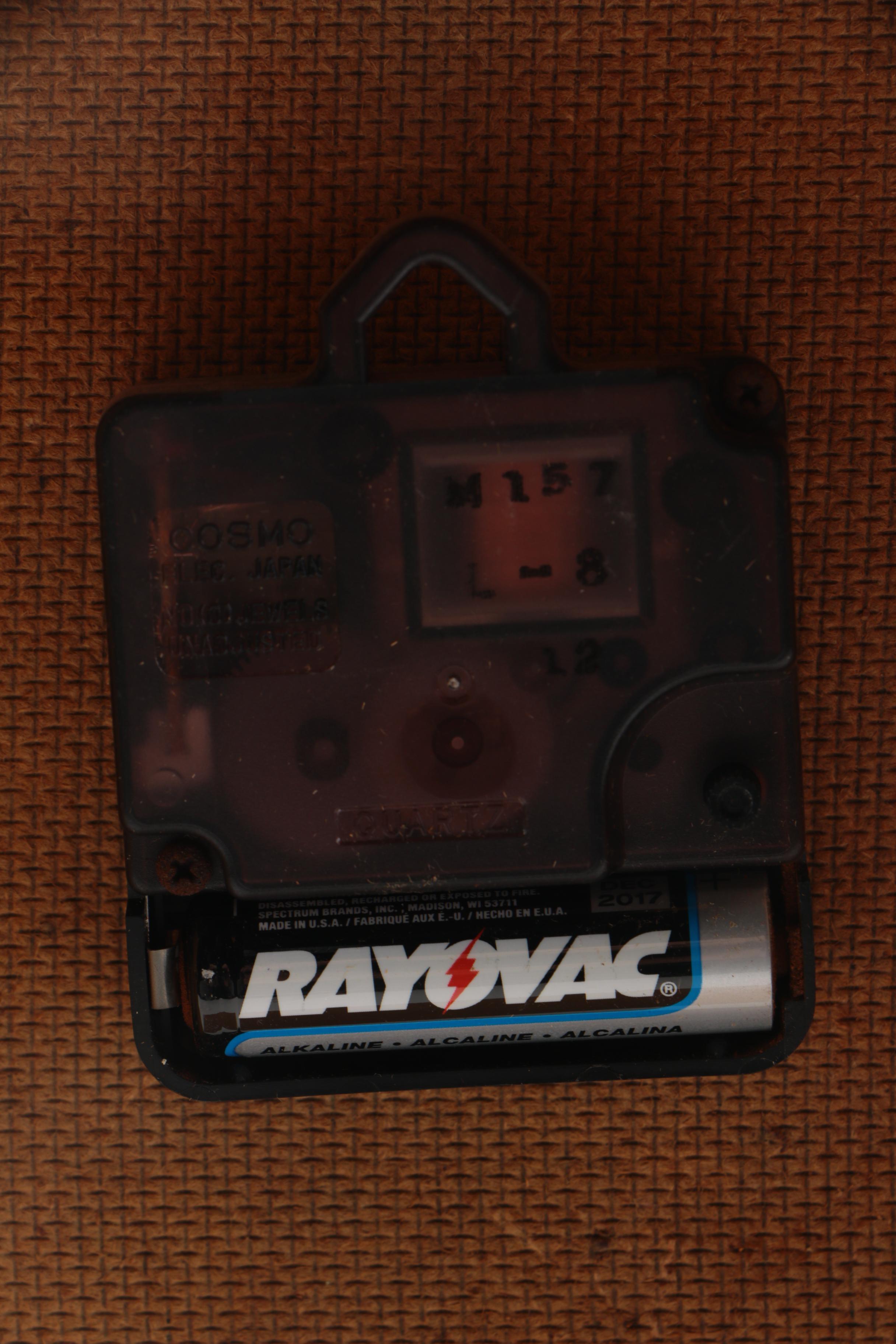 Vintage Wuersch Wood Mantel Clock