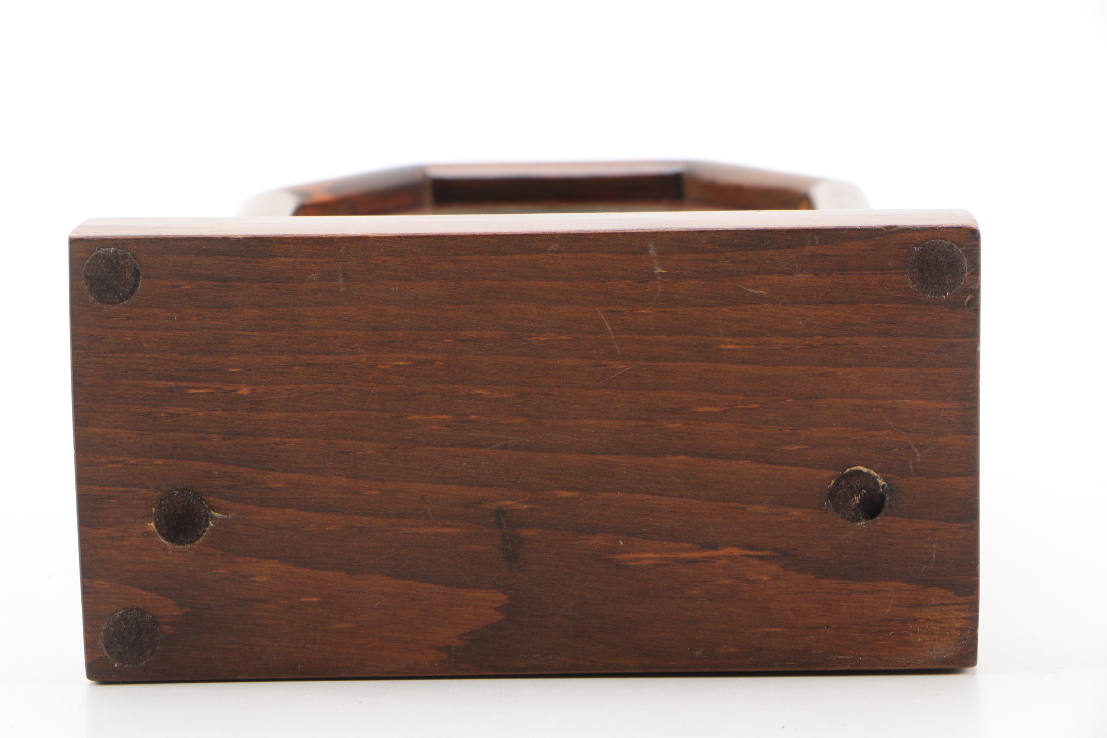 Vintage Wuersch Wood Mantel Clock