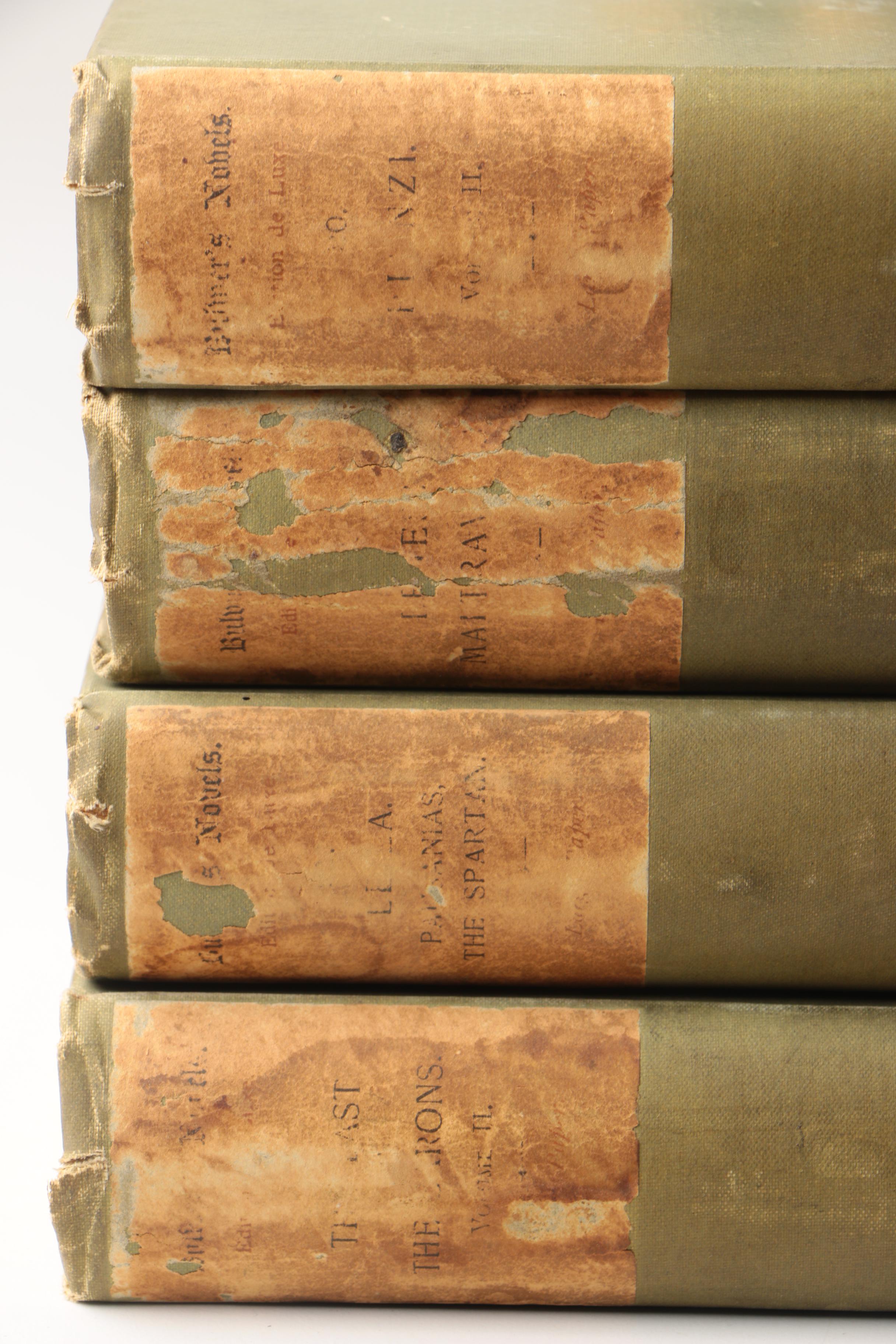 1891 Limited Edition "Bulwer's Novels" Multi-Volume Set