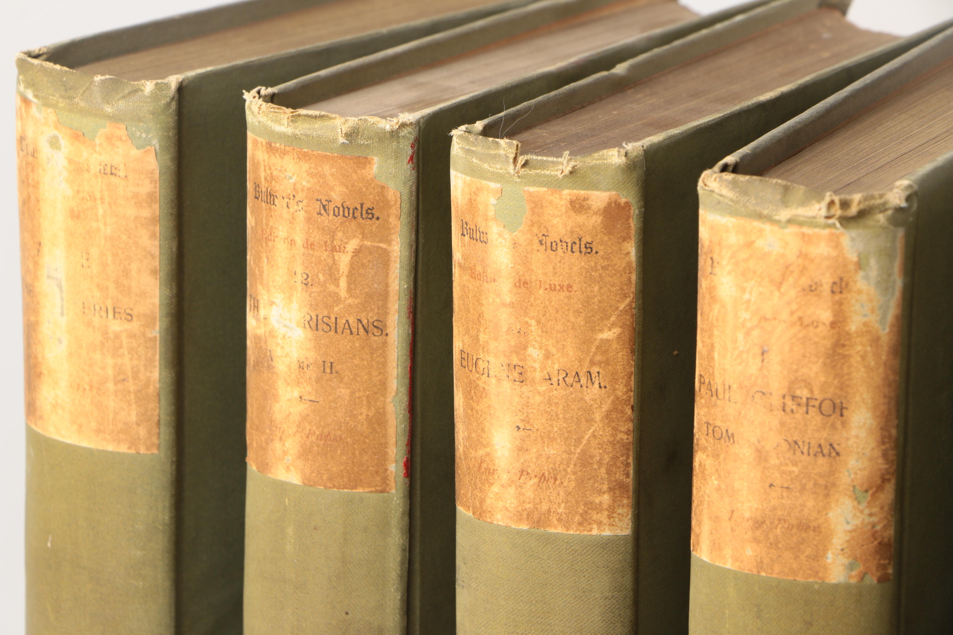 1891 Limited Edition "Bulwer's Novels" Multi-Volume Set