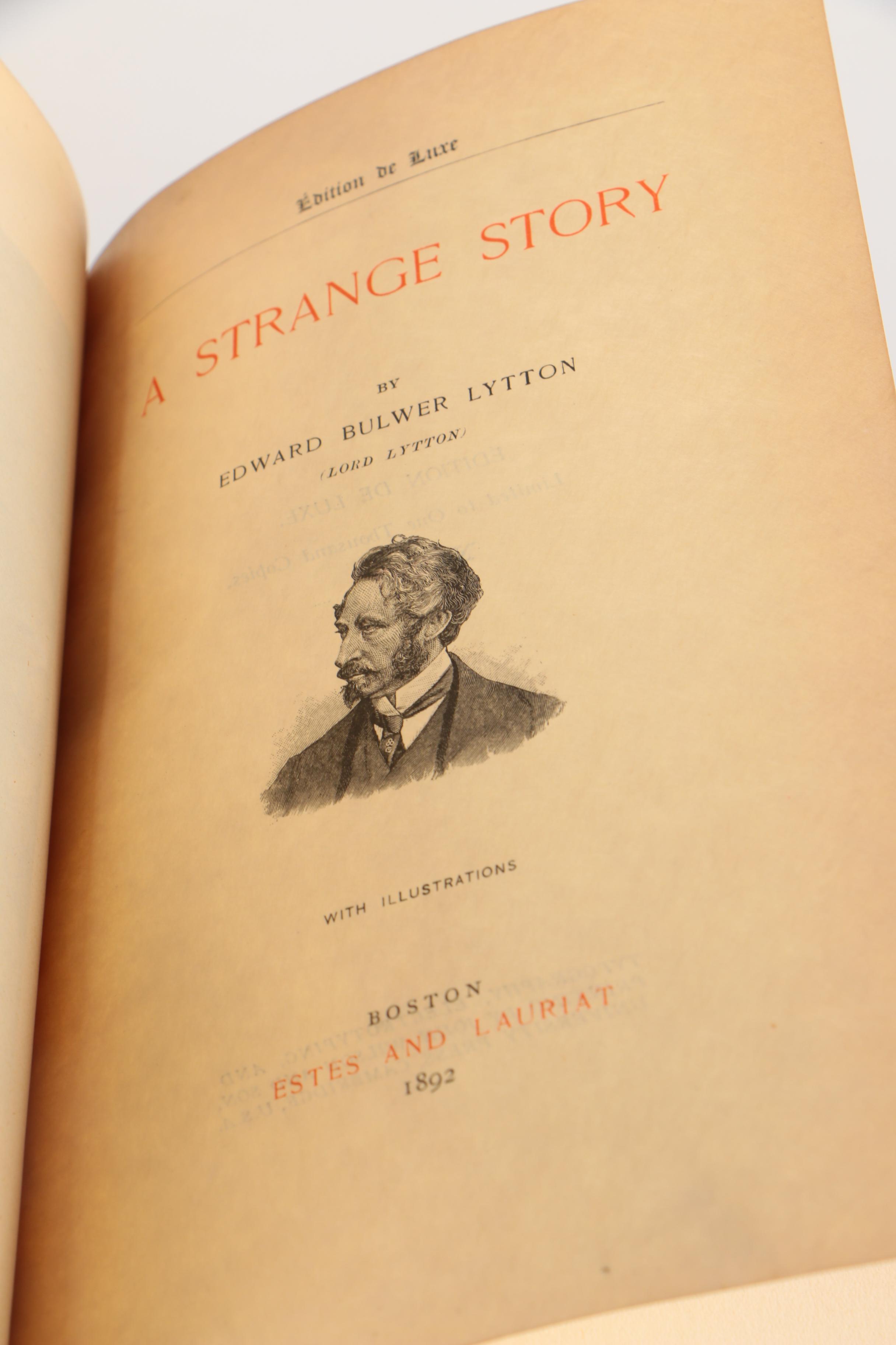 1891 Limited Edition "Bulwer's Novels" Multi-Volume Set