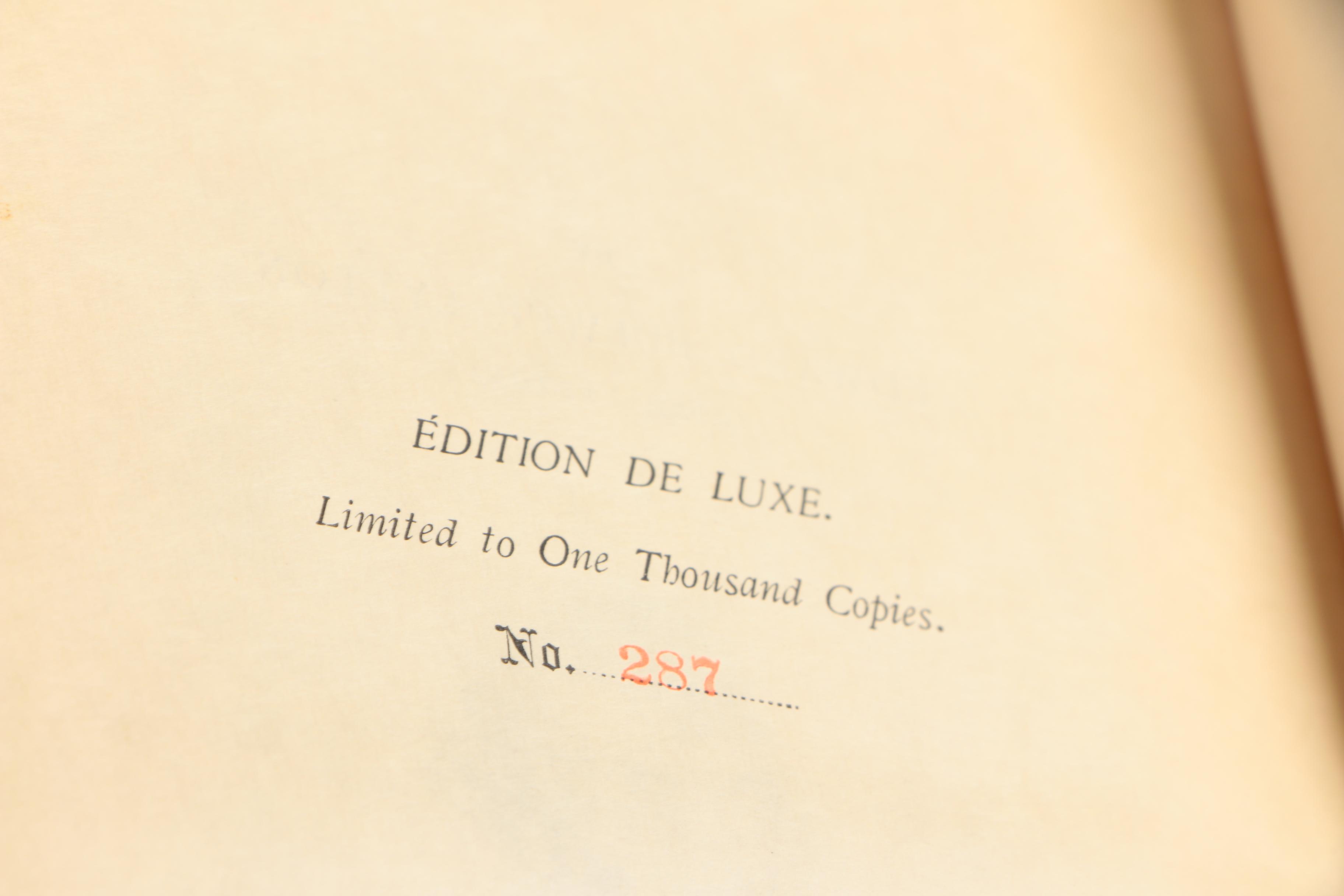 1891 Limited Edition "Bulwer's Novels" Multi-Volume Set