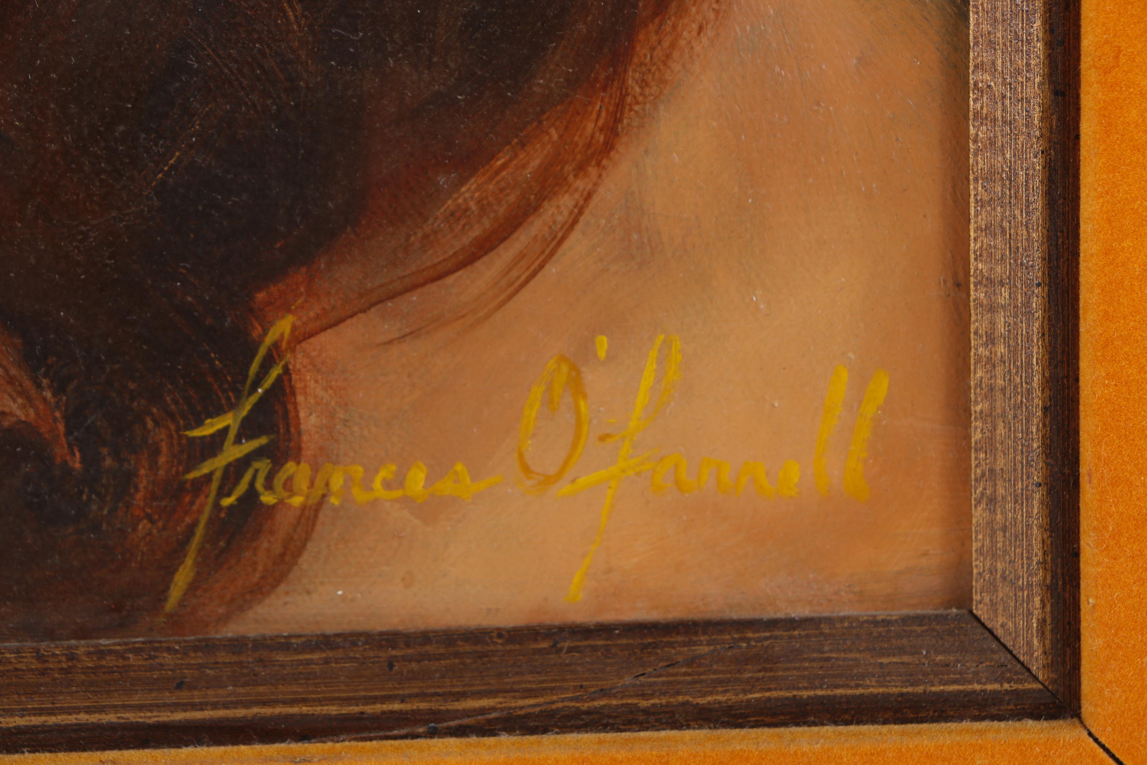 Frances O'Farrell Oil Painting of Woman in Hat