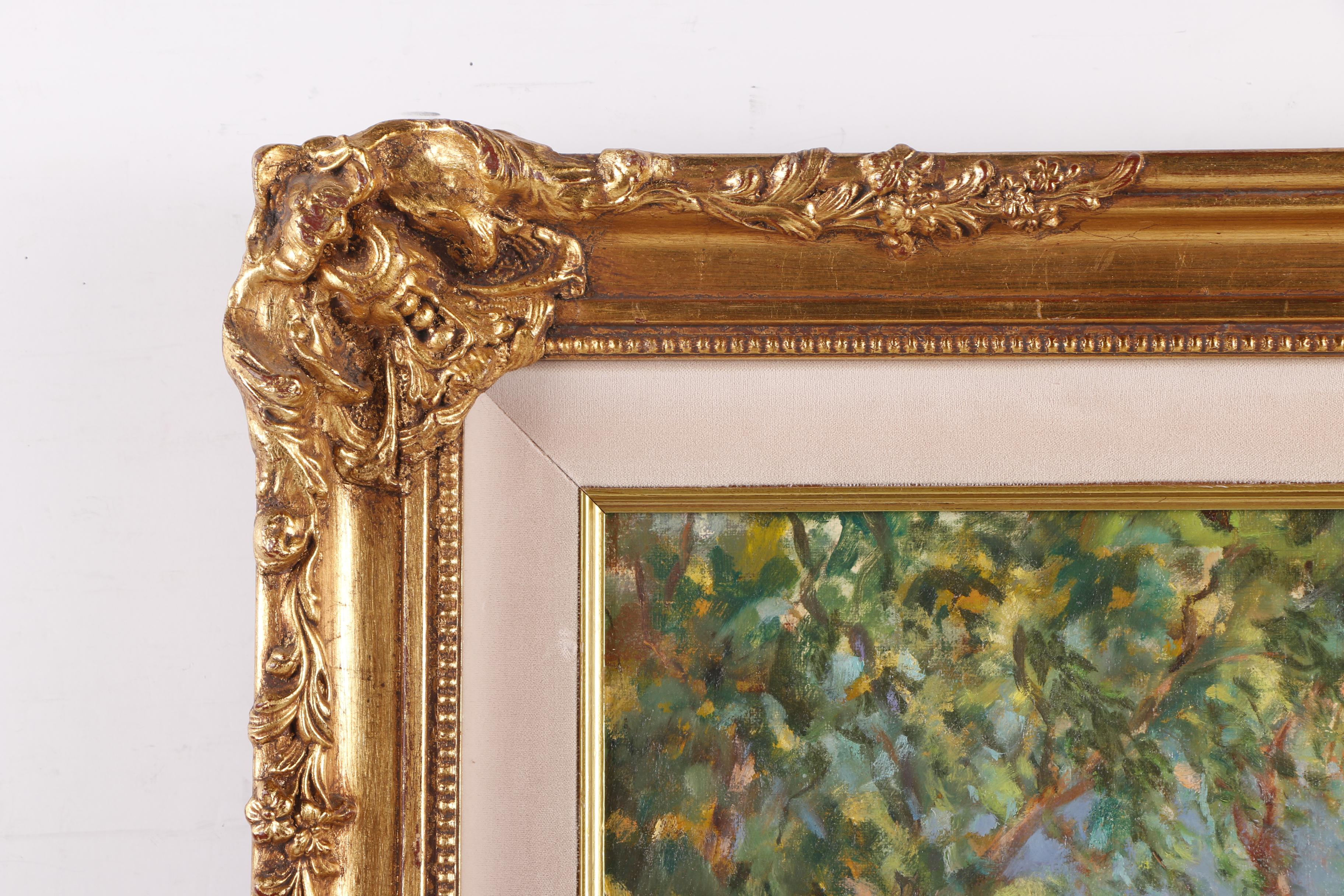 Frances O'Farrell Oil Painting of Woman in Meadow