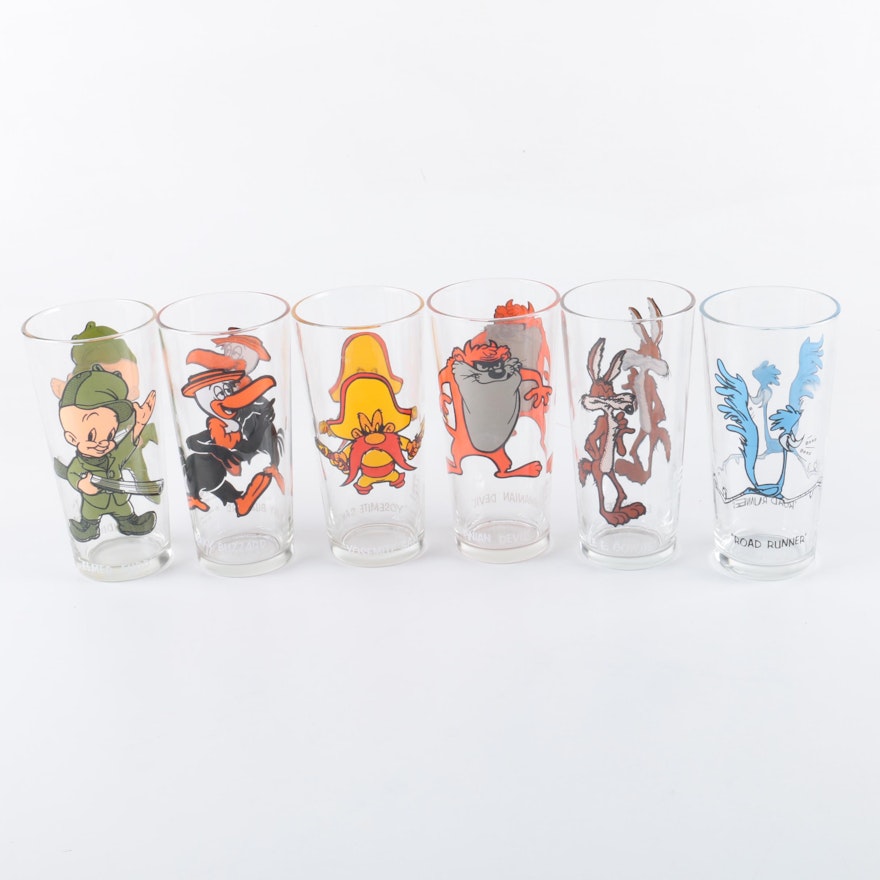 Vintage Pepsi "Looney Tunes" Collector Series Glass Tumblers