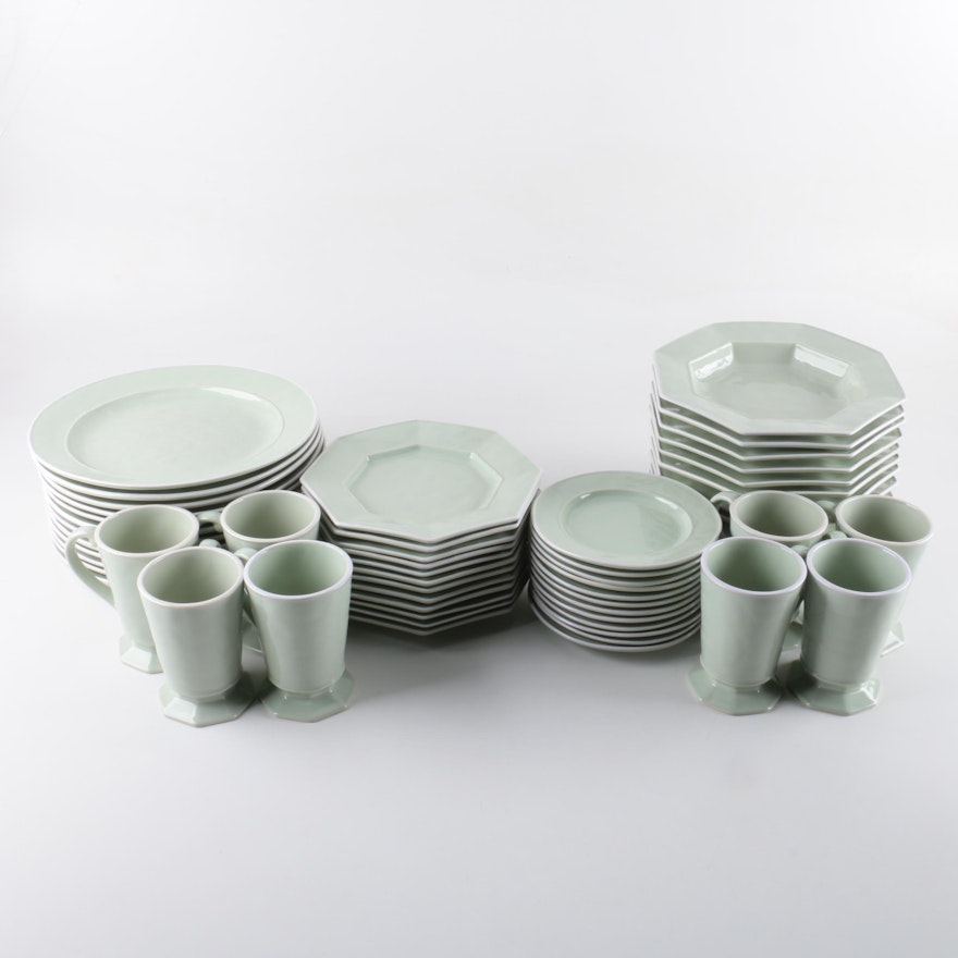 White Porcelain Octagonal Dinnerware