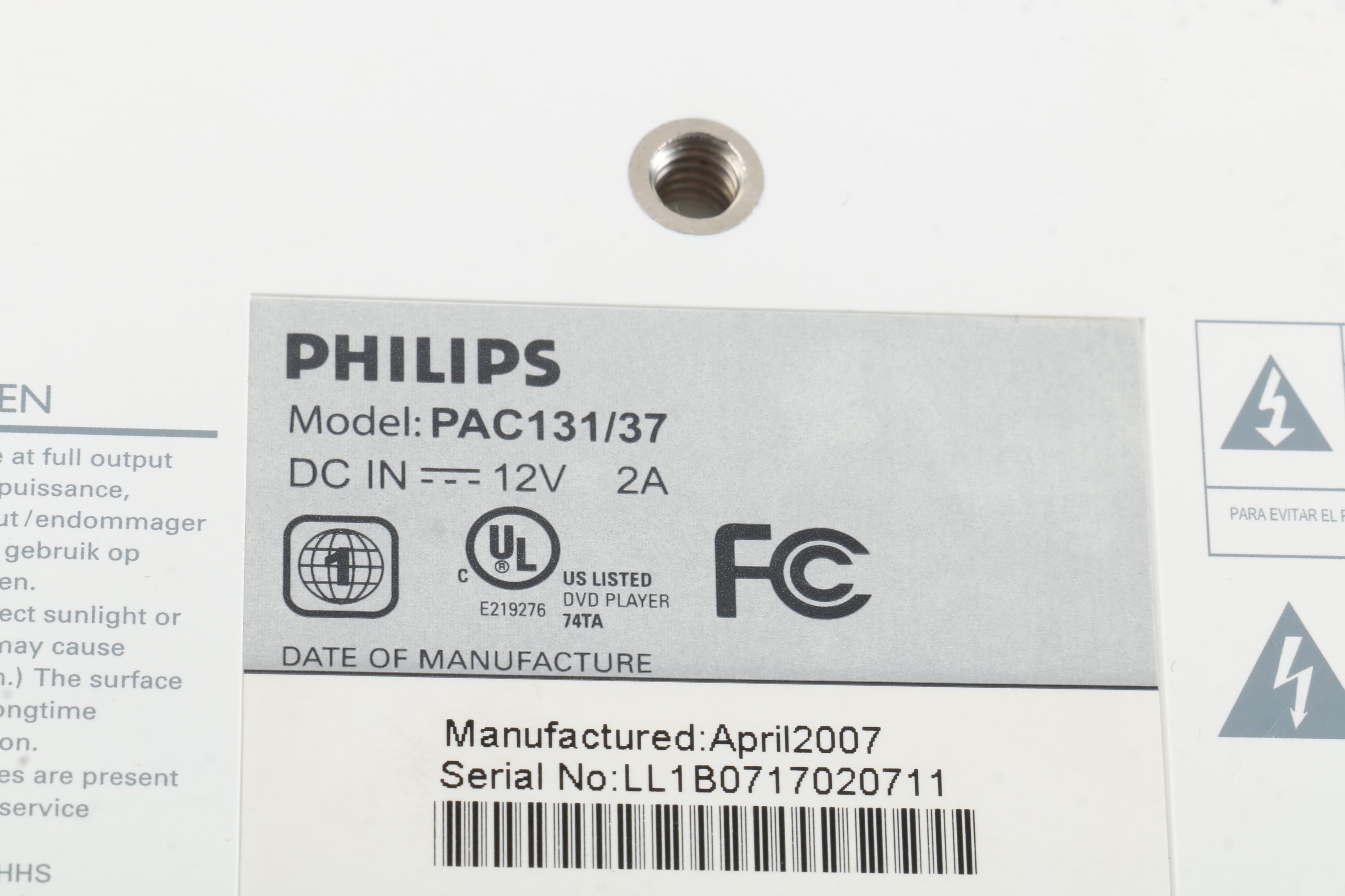 Philips Portable LCD Screen and Accessories