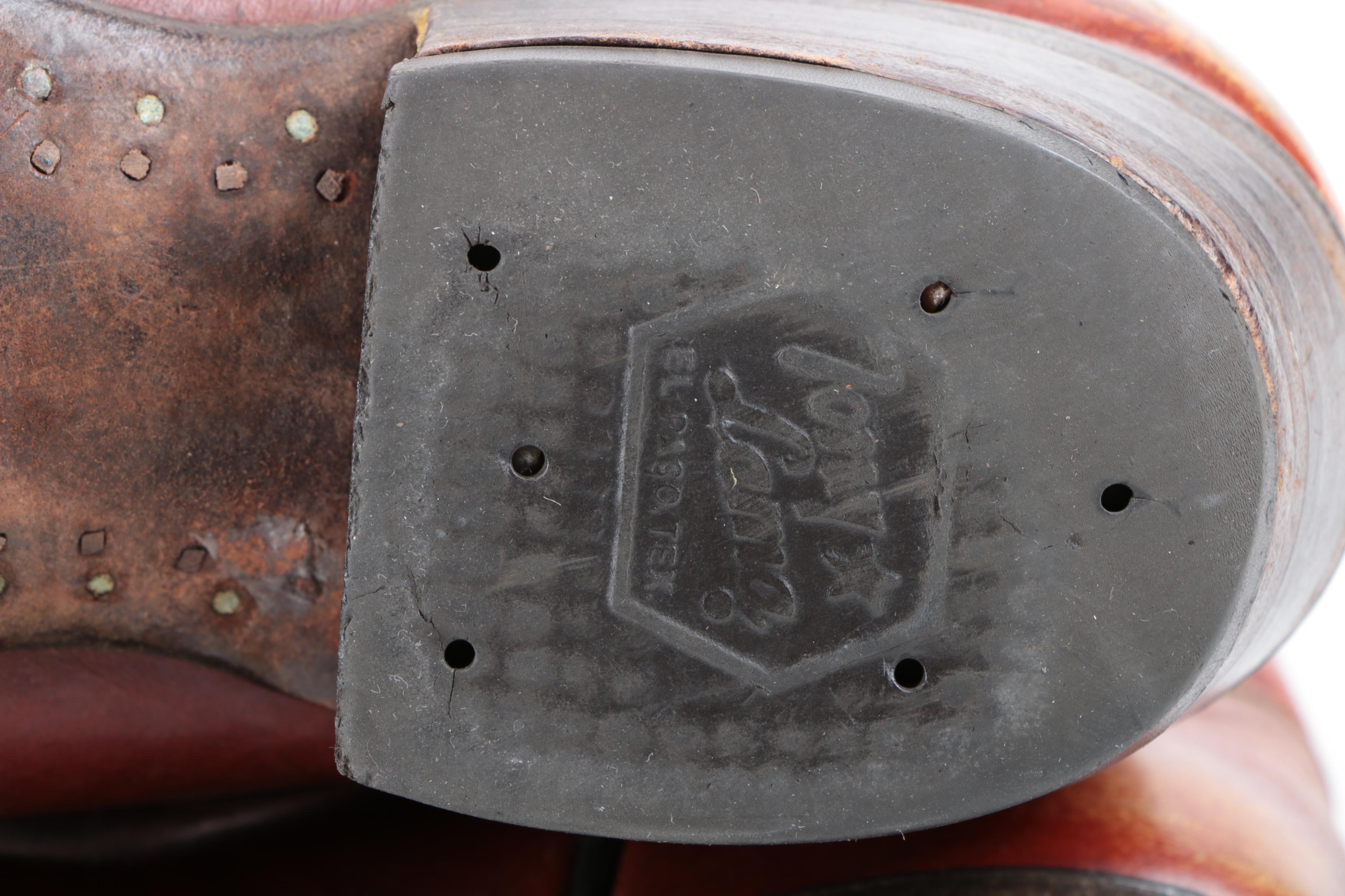 Men's Tony Lama of El Paso, Texas Leather Cowboy Boots in Amber Brown