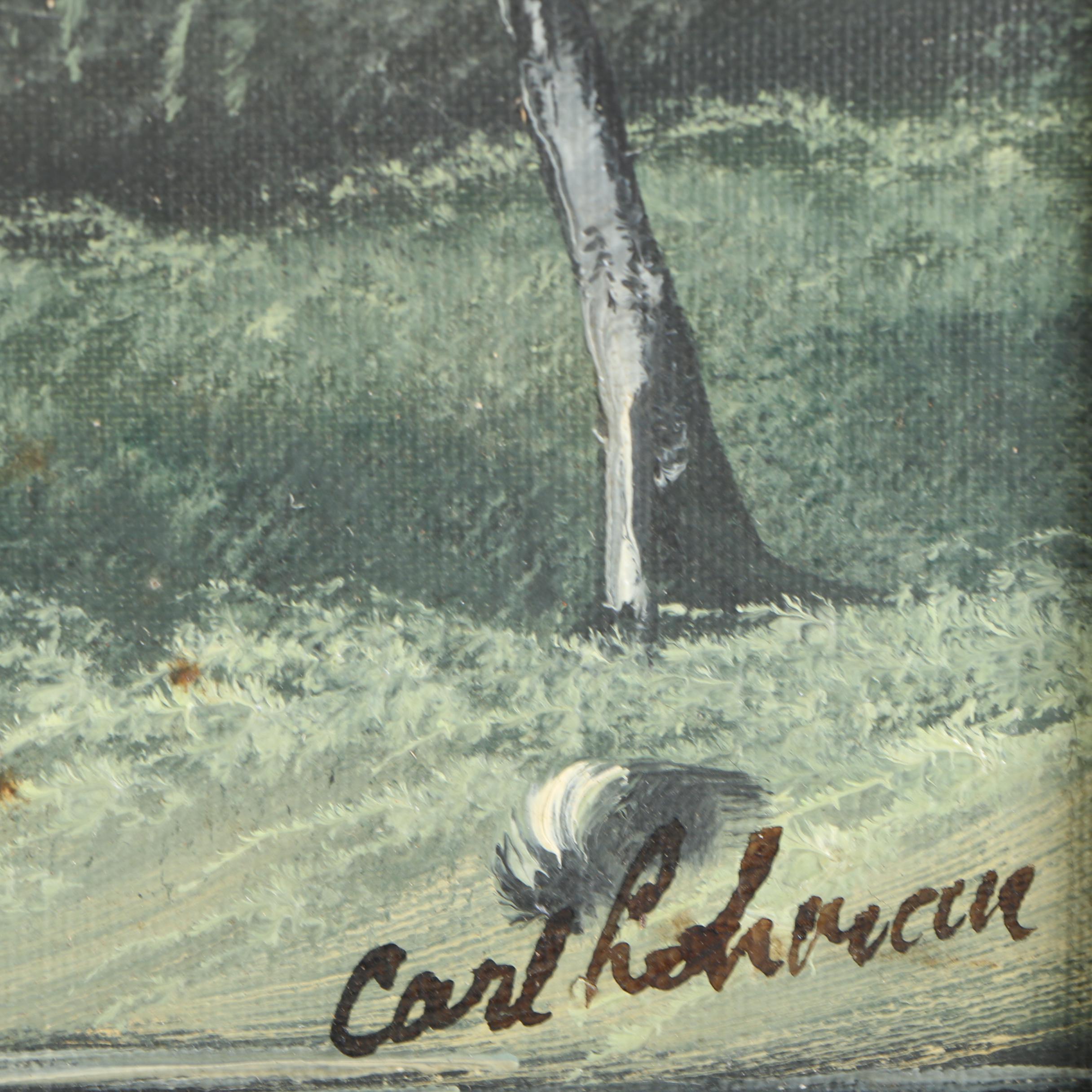 Carl Lohman Oil Painting