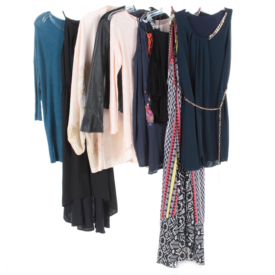 Women's Dresses, Separates and Leather Jacket Including Eileen Fisher