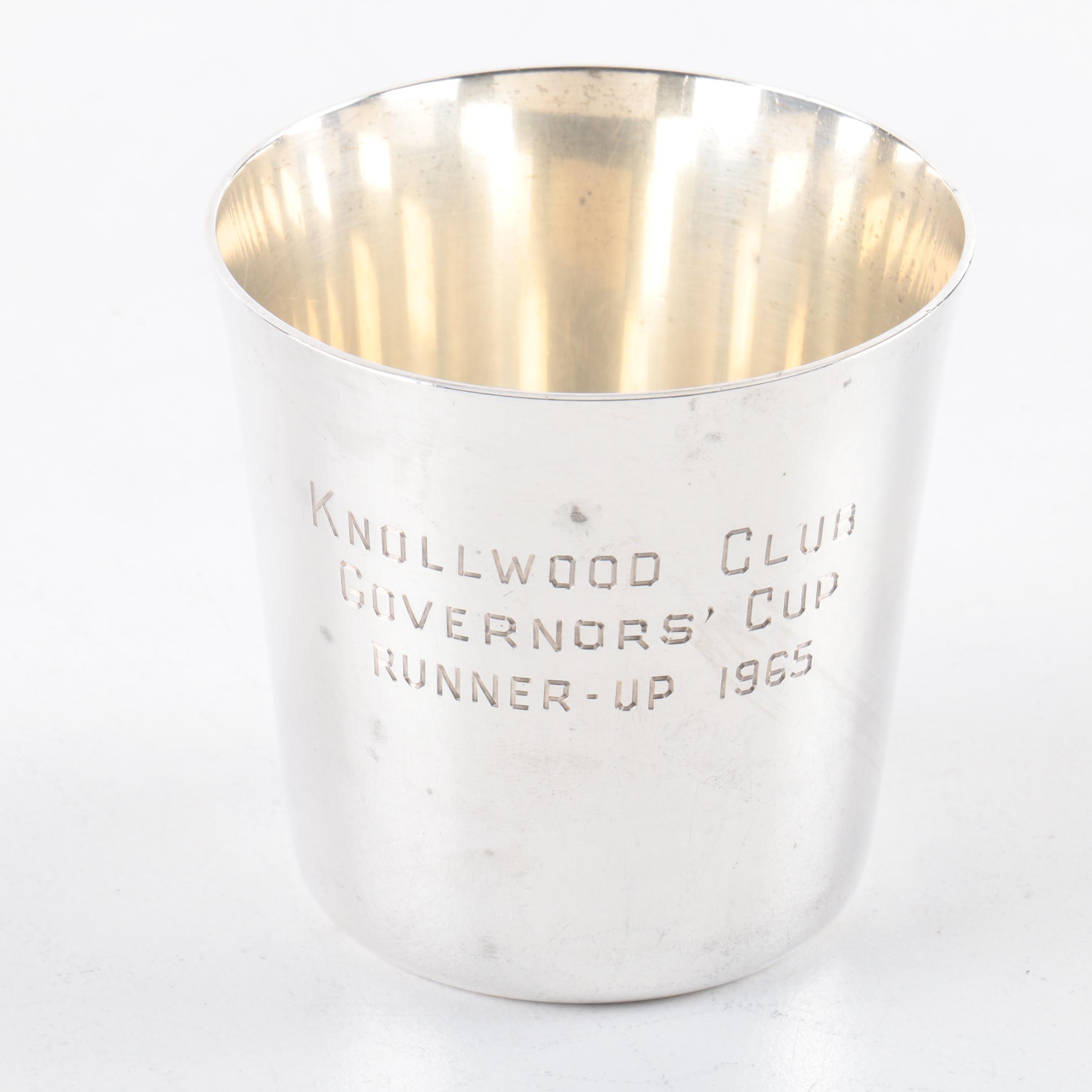 C.D Peacock Sterling Silver Trophy Cup