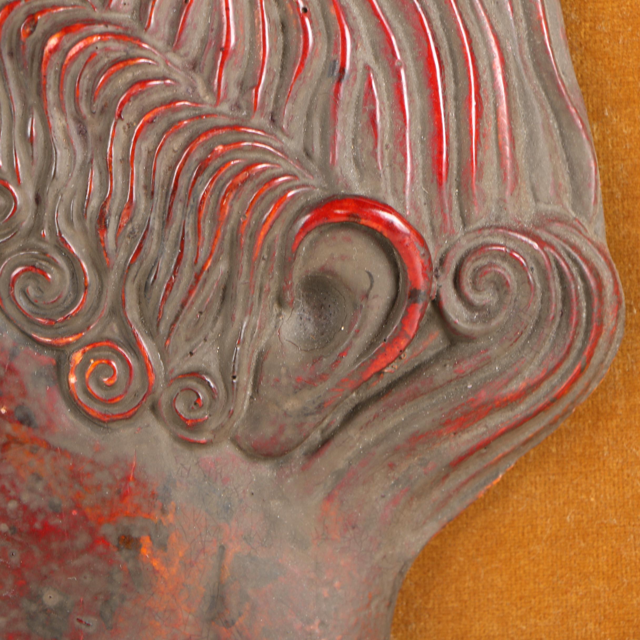 Fine Arts Guild Plaster Relief Portraits of Roman Figures in Side Profile