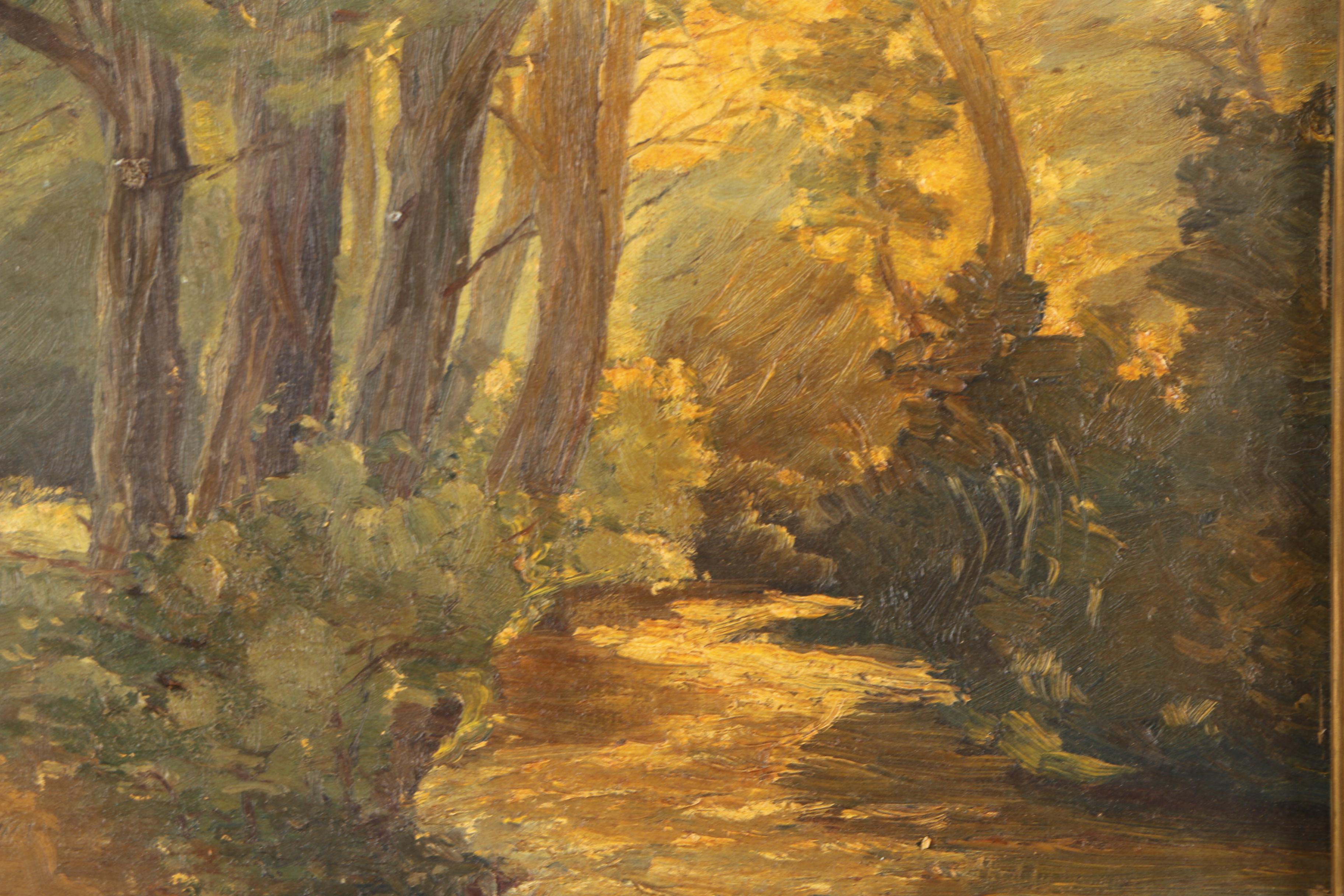 Alfred E.R. Van De Velde Landscape Painting