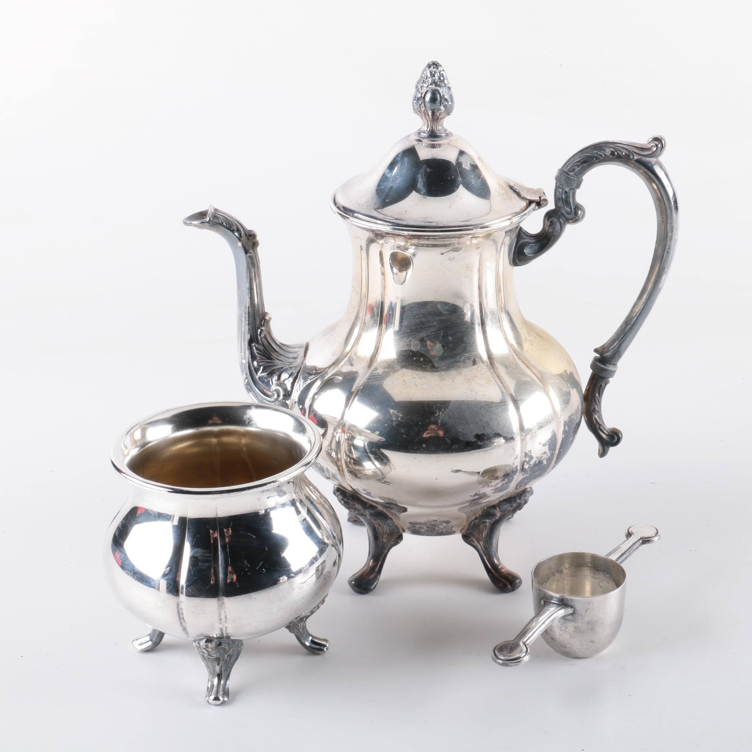 Sheridan Silver Company Silver Plate Coffee and Tea Service