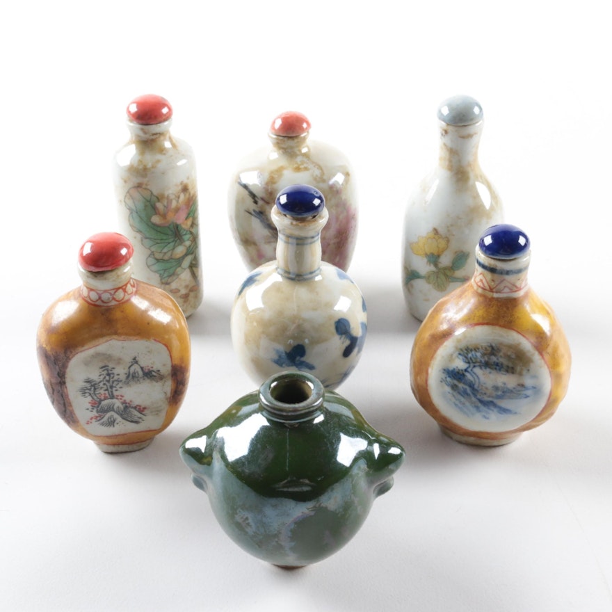 Chinese Porcelain Snuff Bottles