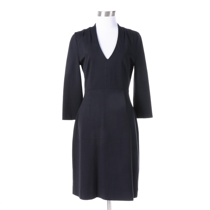 Kate Spade New York “Look For The Silver Lining” Black Fitted Dress
