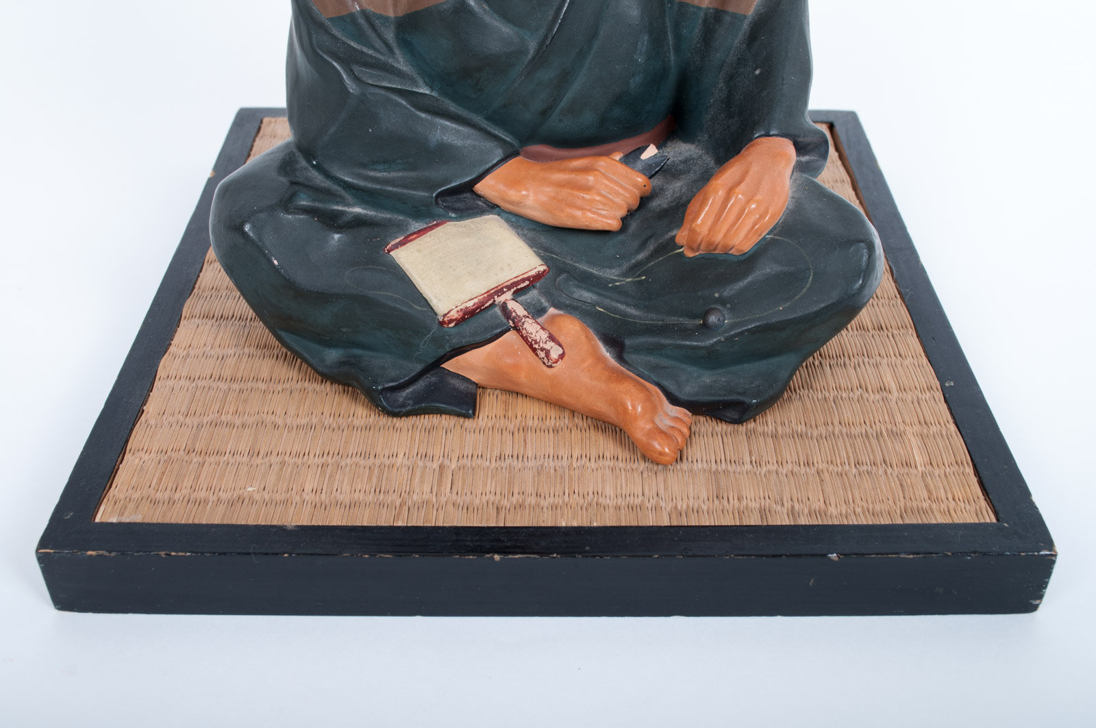 Vintage Japanese "Hakata Urasaki" Ceramic Doll of Elder