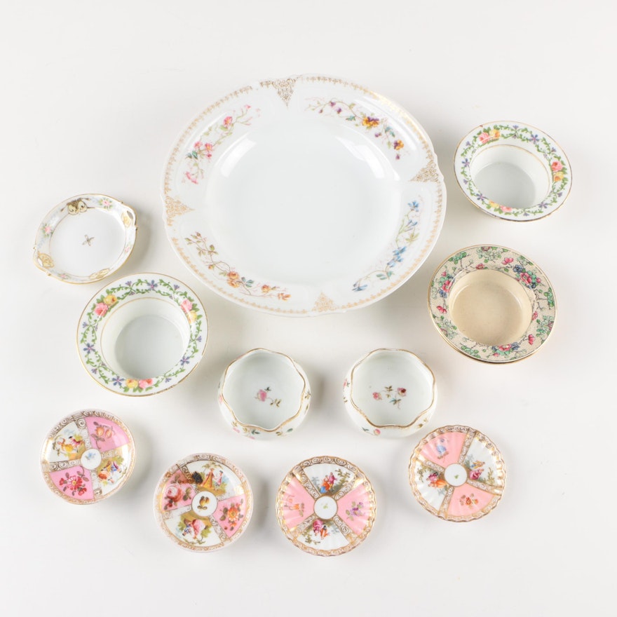 Collection of Porcelain Serveware Including Limoges