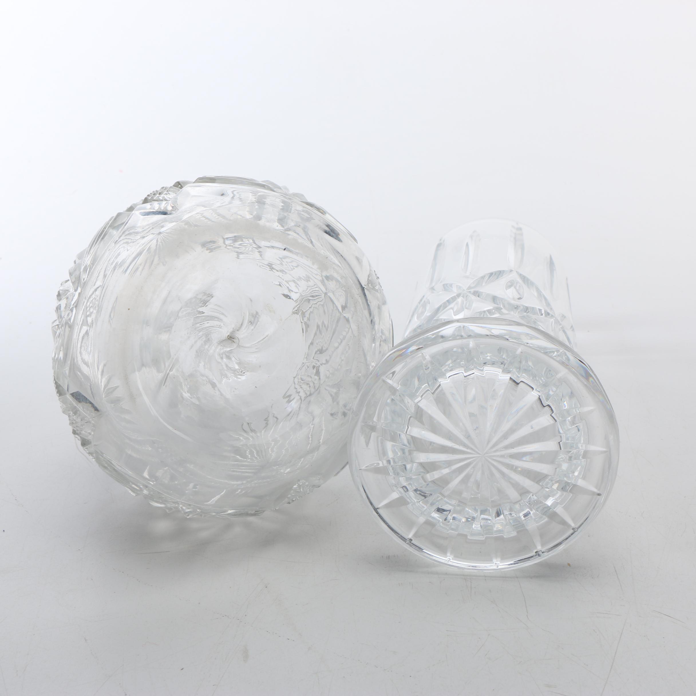 Waterford Crystal "Lismore" Old Fashioned Tumblers with Decanters