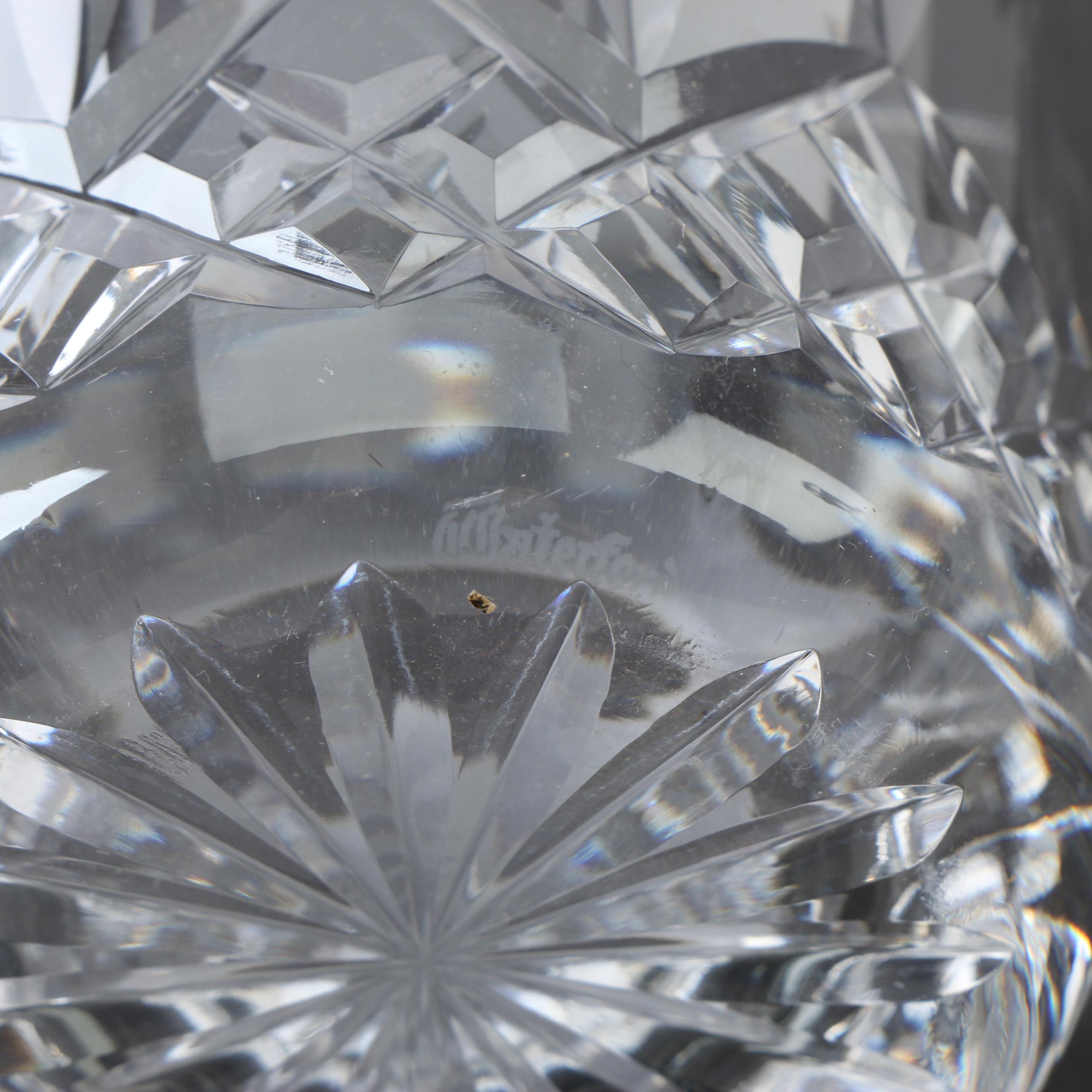 Waterford Crystal "Lismore" Old Fashioned Tumblers with Decanters