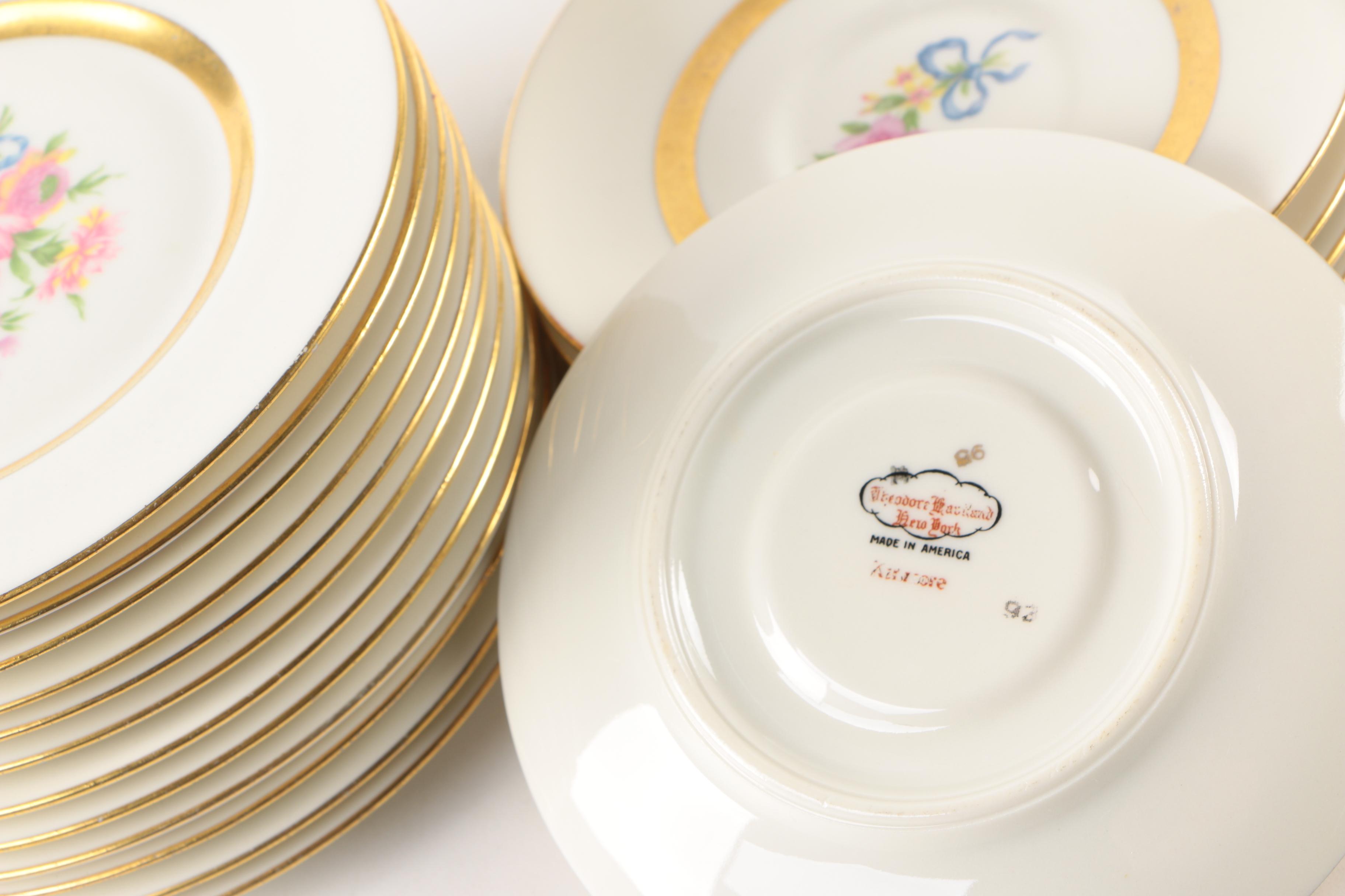 Theodore Haviland New York "Kenmore" Dessert Service