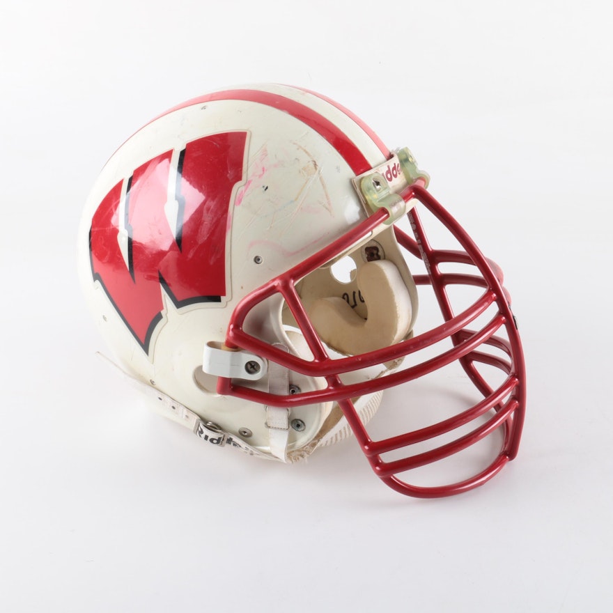 Riddell WD1 Wisconsin Badgers Football Helmet