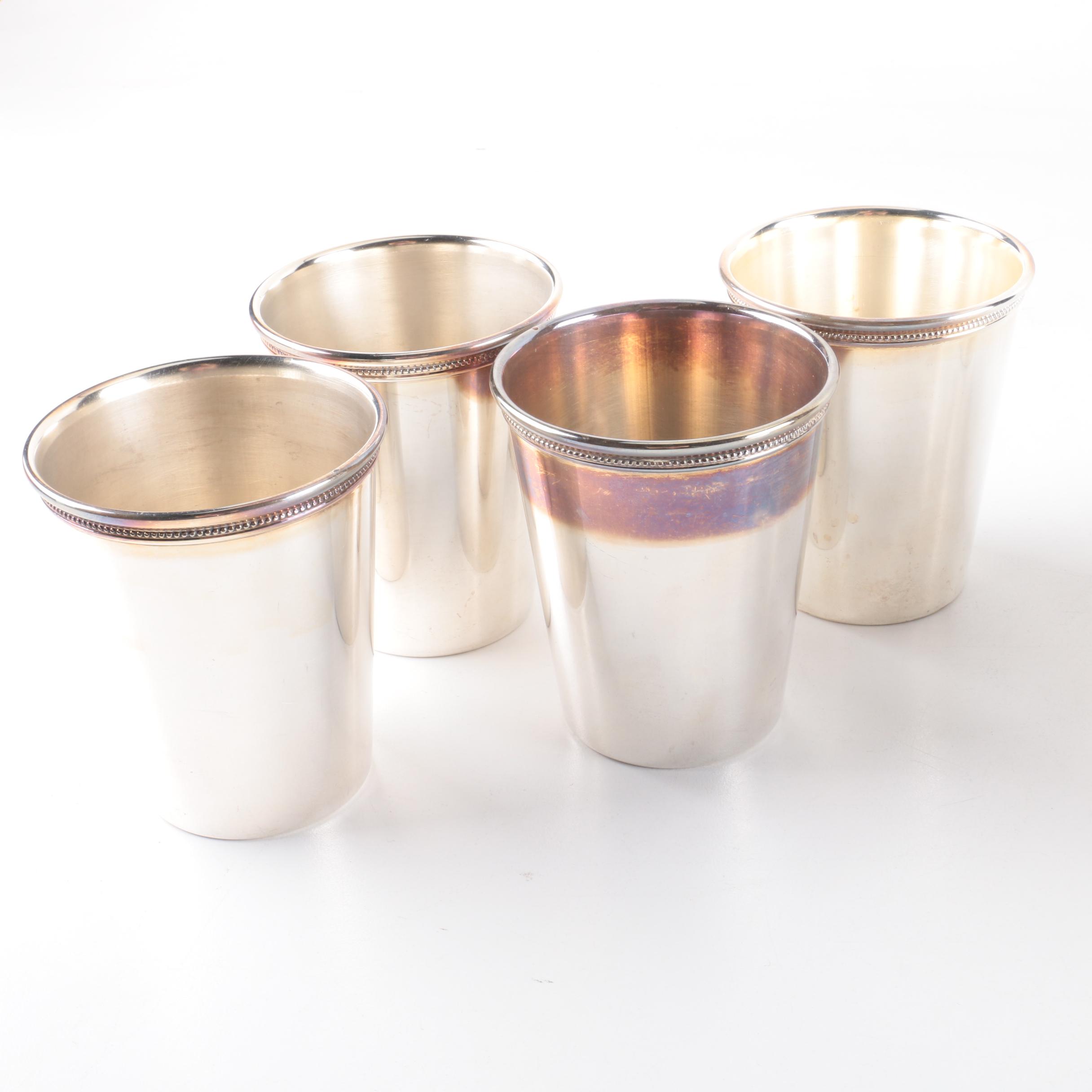 Wm Rogers Mfg. Co. Silver-Plated Mint Julep Cups
