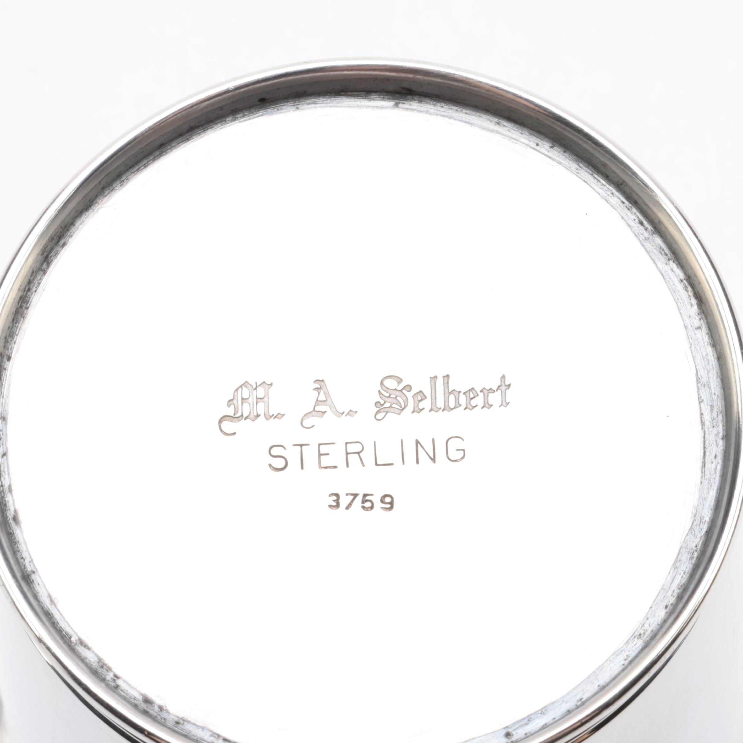 M.A. Selbert Sterling Silver Mint Julep Cups
